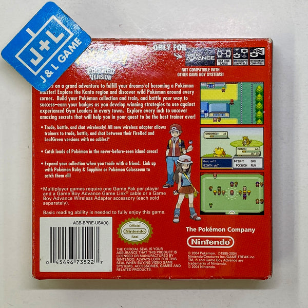 Play Pokemon Fire Red Version Online – Game Boy Advance(GBA