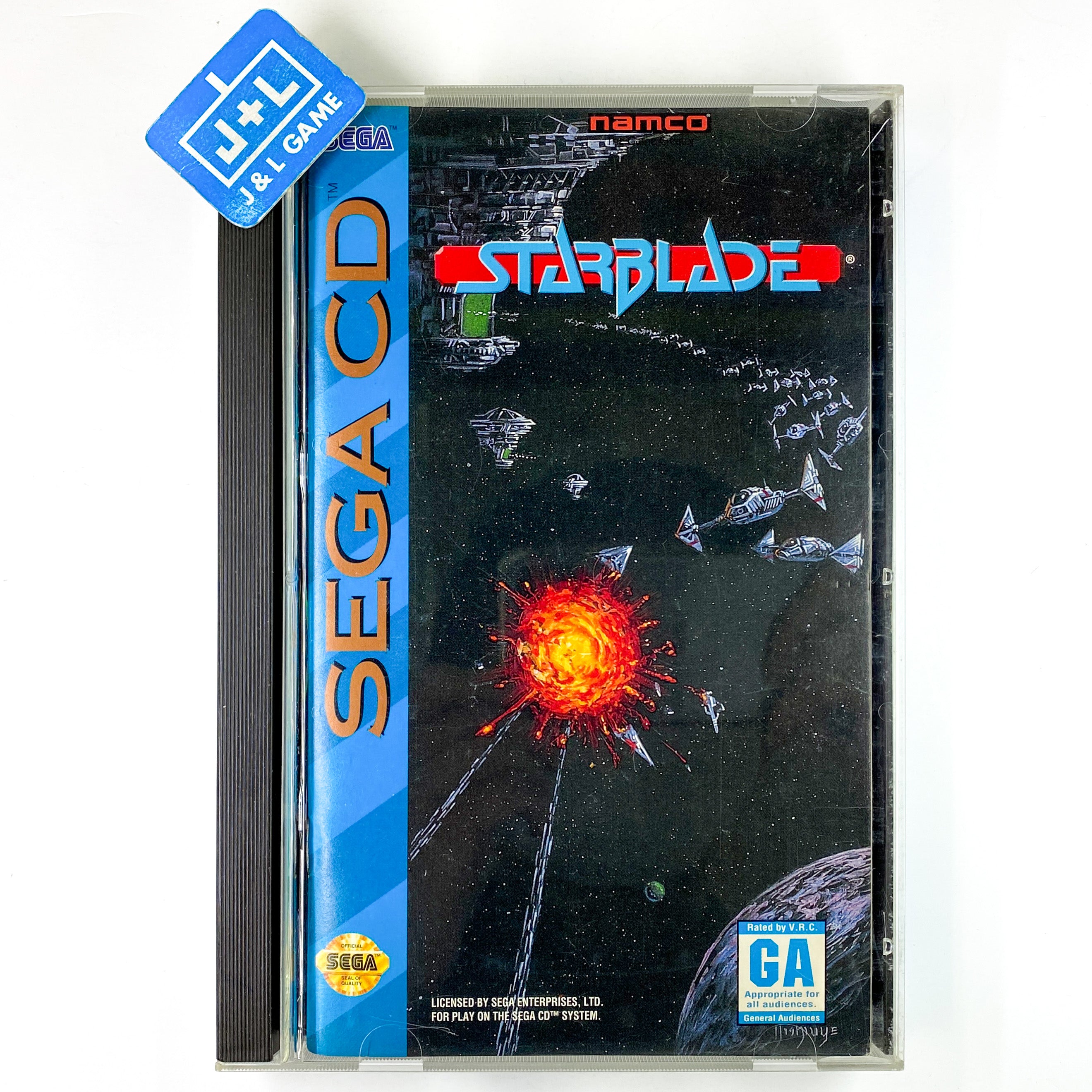 Sega CD STARBLADE cheapest game complete.