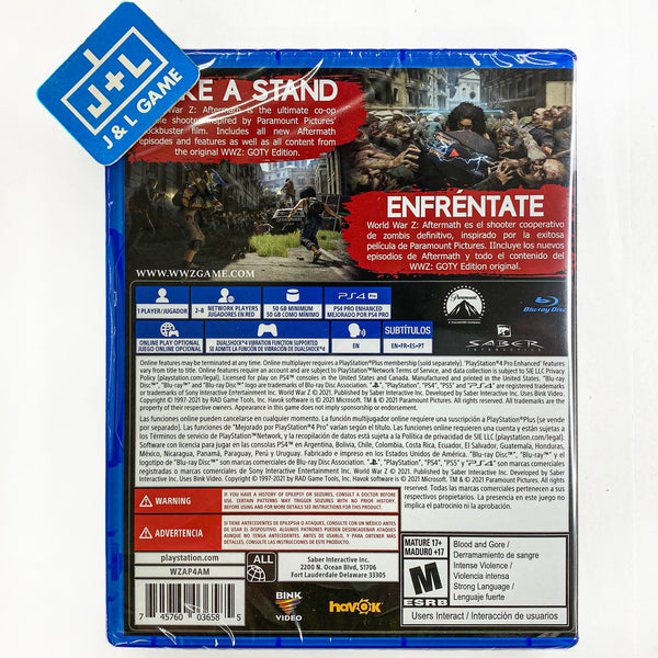 World War Z Aftermath (PS4) NEW