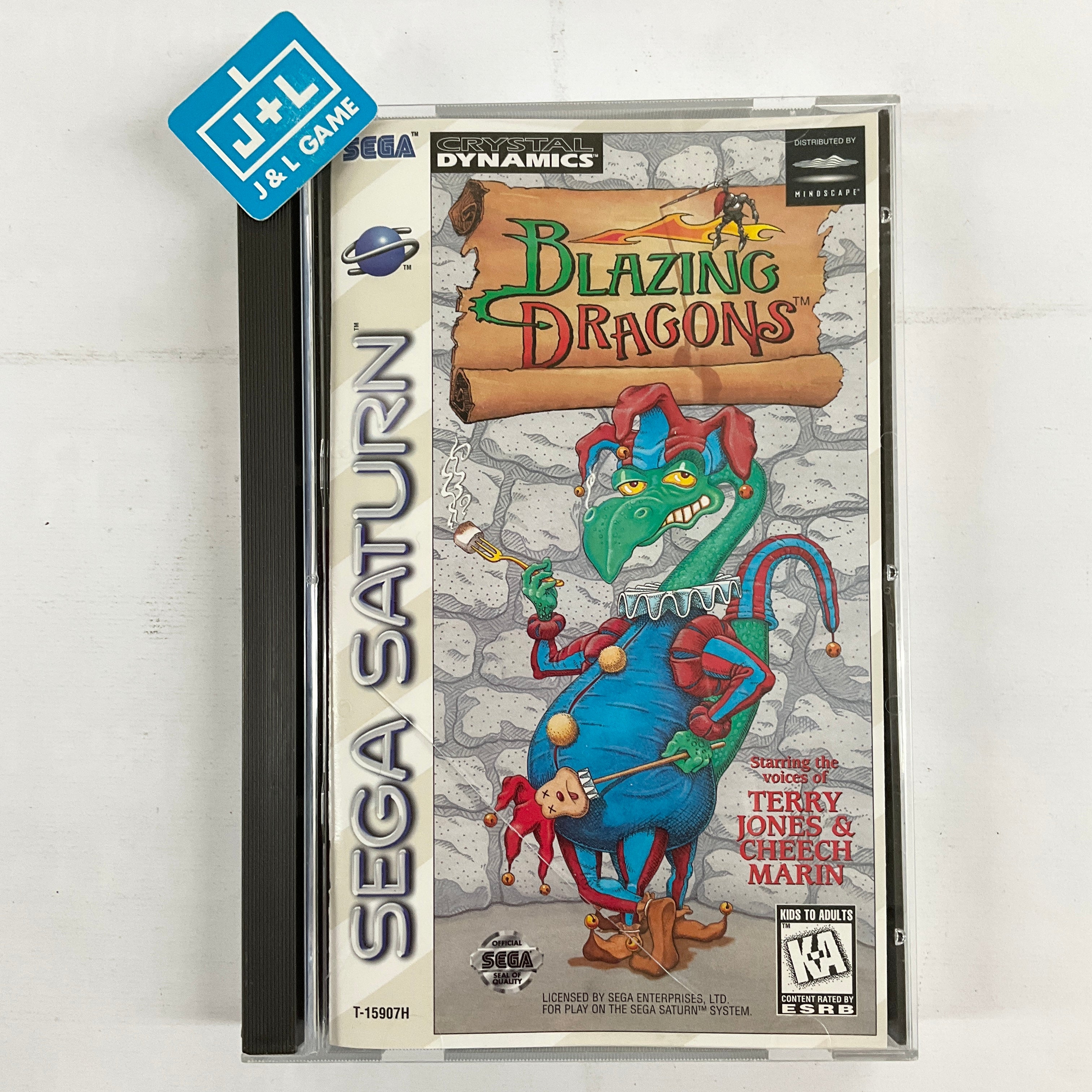 Blazing Dragons - (SS) SEGA Saturn [Pre-Owned] | J&L Game