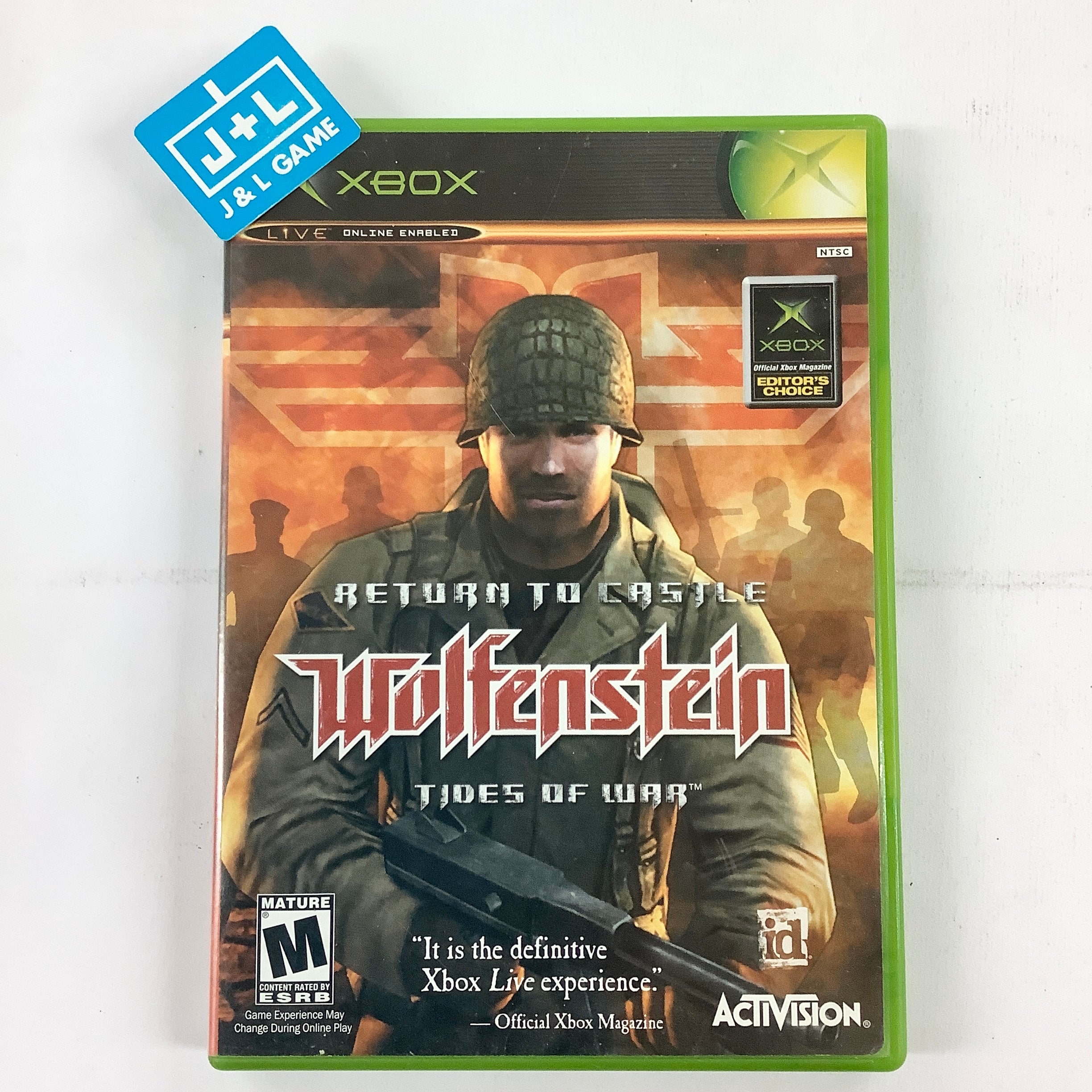 Return to Castle Wolfenstein: Tides of War - (XB) Xbox [Pre-Owned] | J&L  Game