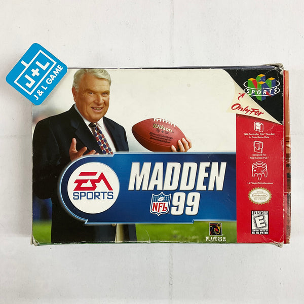 Madden NFL 99 - (N64) Nintendo 64 [Pre-Owned] – J&L Video Games New York  City