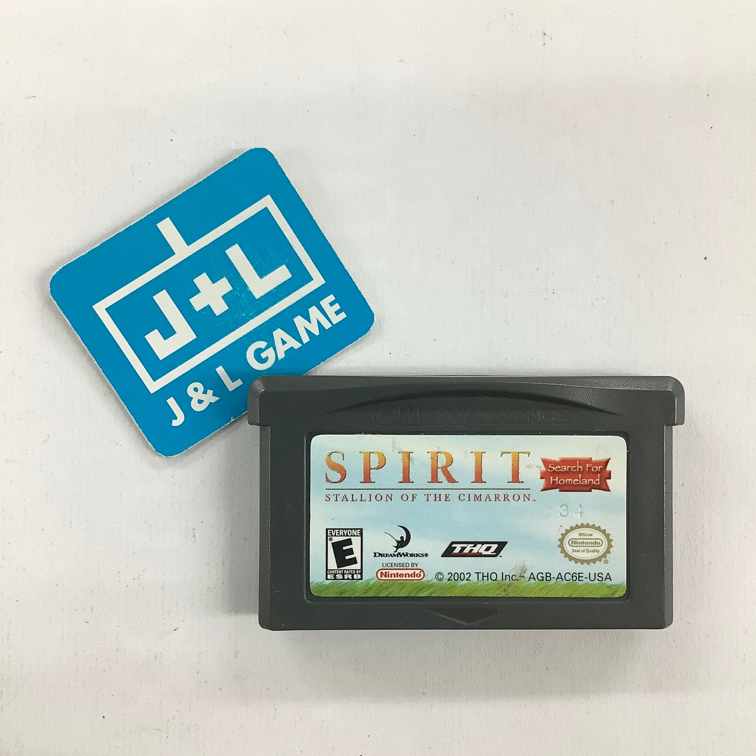 Spirit: Stallion of the Cimarron - (GBA) Game Boy Advance [Pre-Owned] | J&L  Game