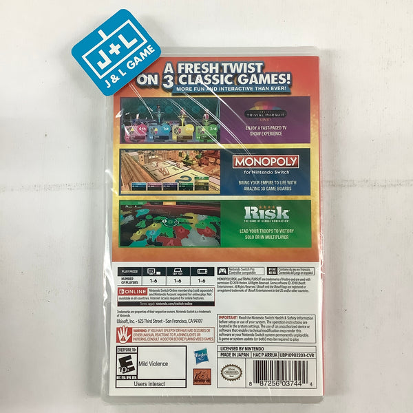 Hasbro Game Night [LA-H-ARRUA-USA] (Nintendo Switch) - Complete