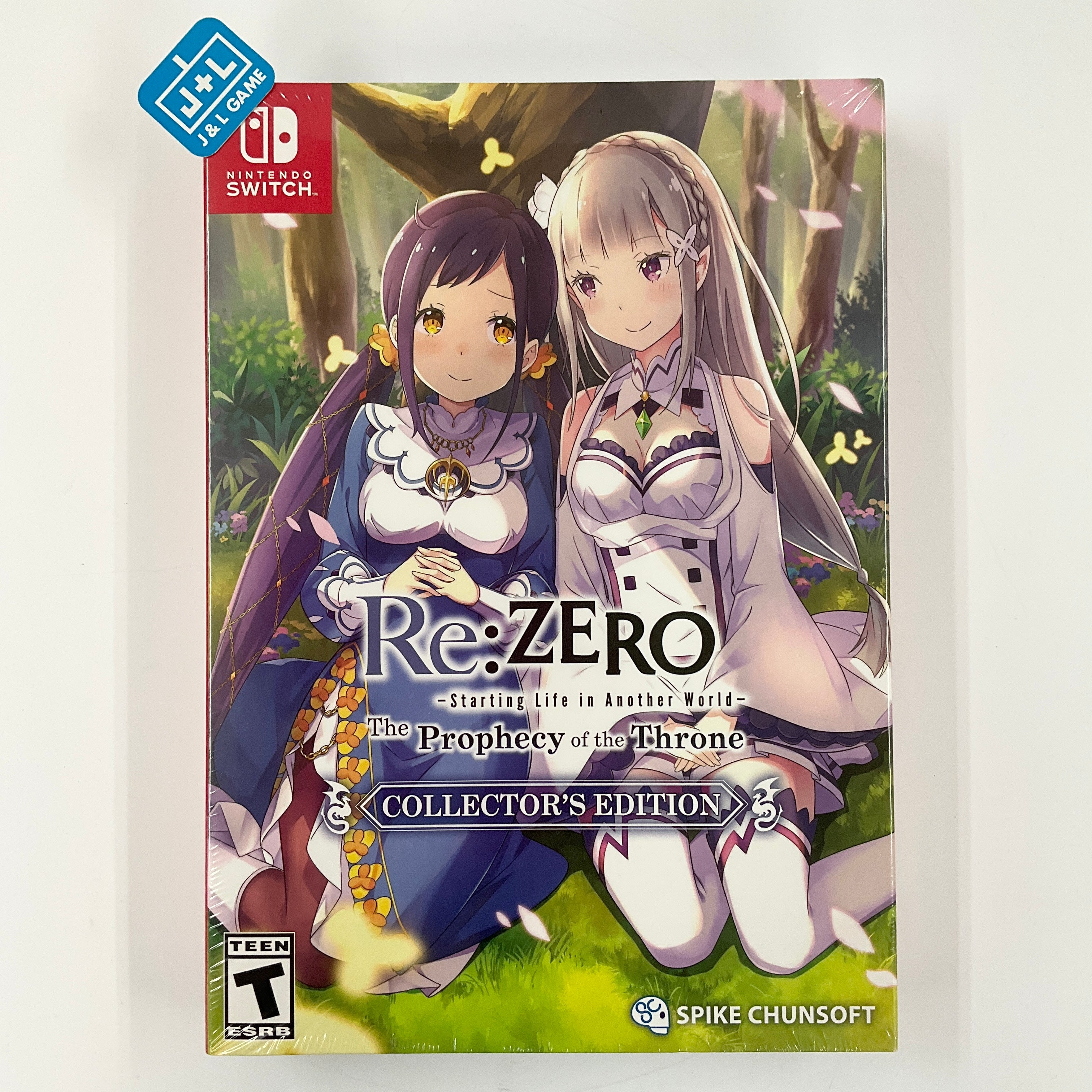 Re:ZERO The Prophecy of the Throne Collector's selling Edition for Nintendo Switch