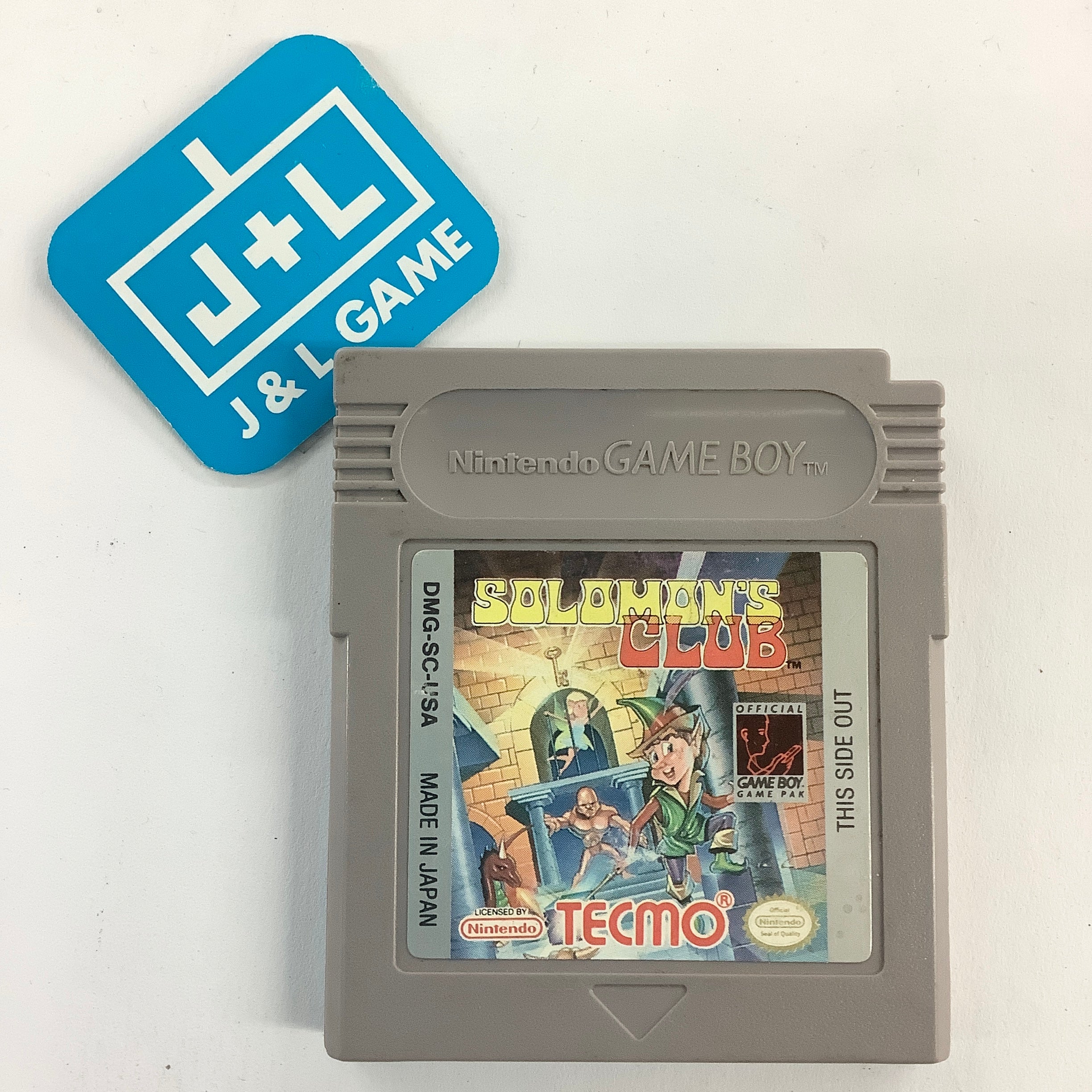 Solomon's Club for Nintendo Gameboy complete in 2024 box