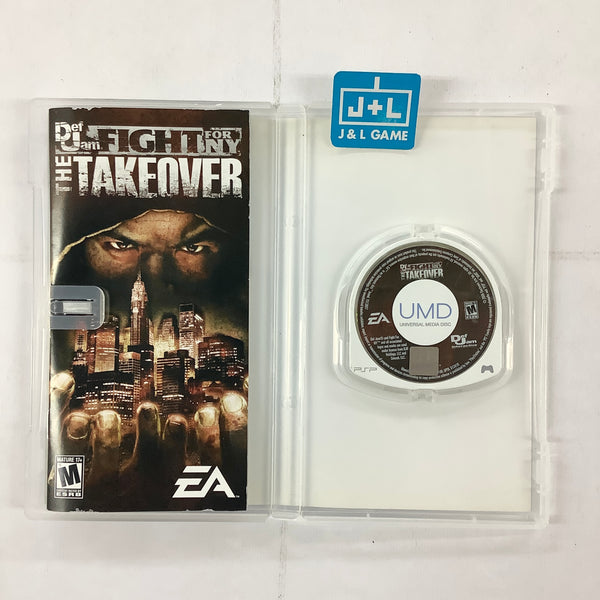 Def Jam: Fight for NY - The Takeover (Sony PSP, 2006) Complete w/ Manual