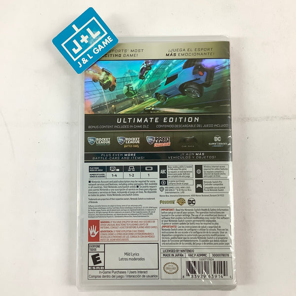 Rocket League Ultimate Edition - (NSW) Nintendo Switch – J&L Video Games  New York City