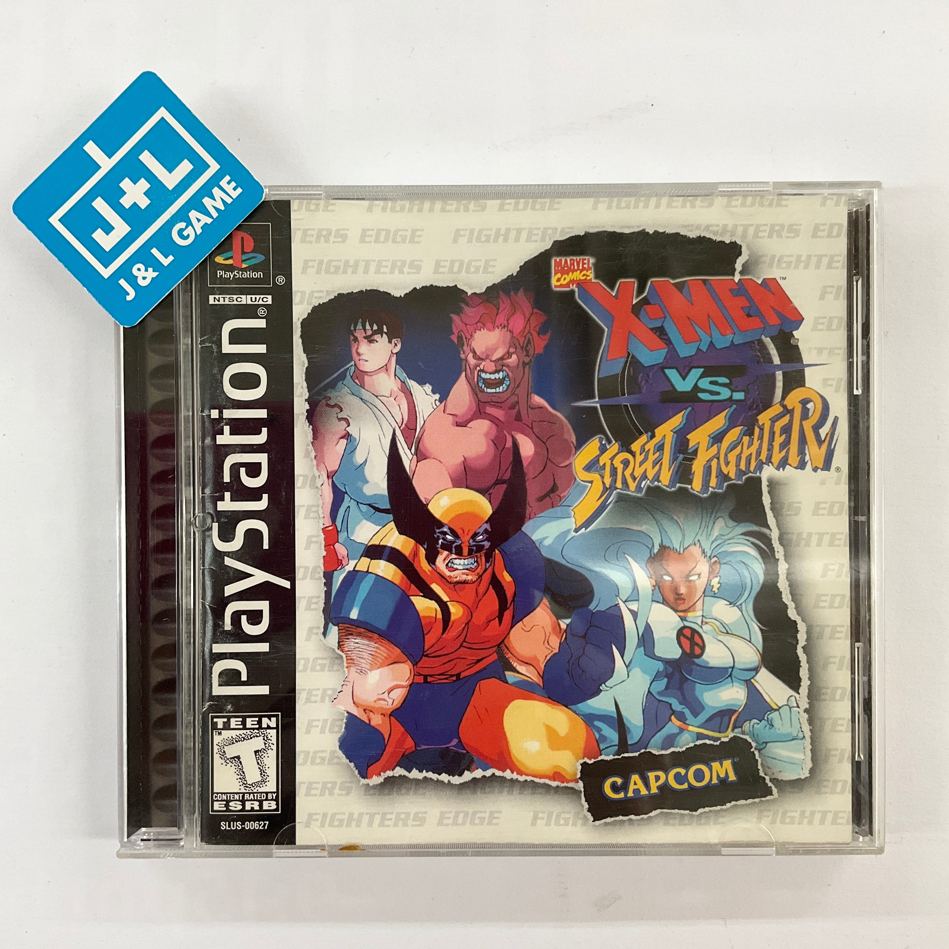 X-men vs hotsell Street Fighter For Playstation 1