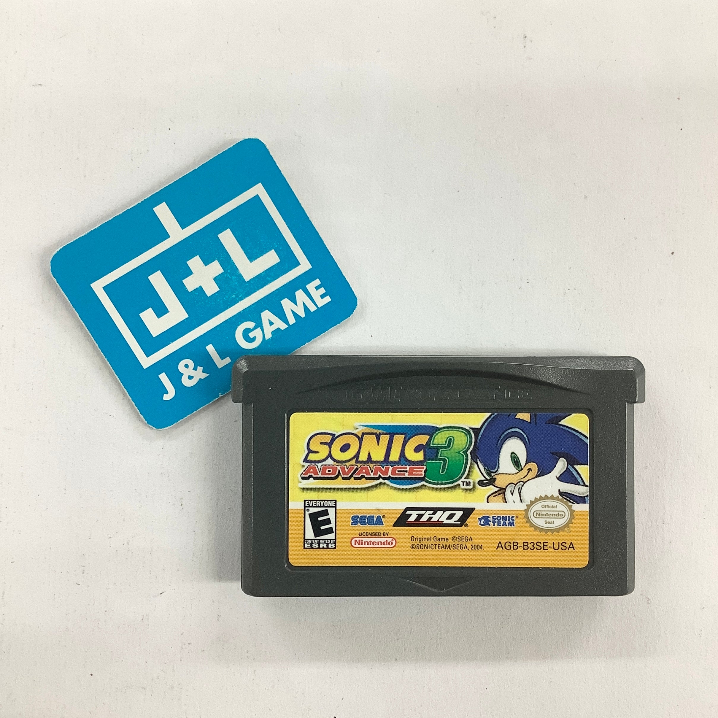 Sonic Advance 3 - (GBA) Game Boy Advance [Pre-Owned] | J&L Game