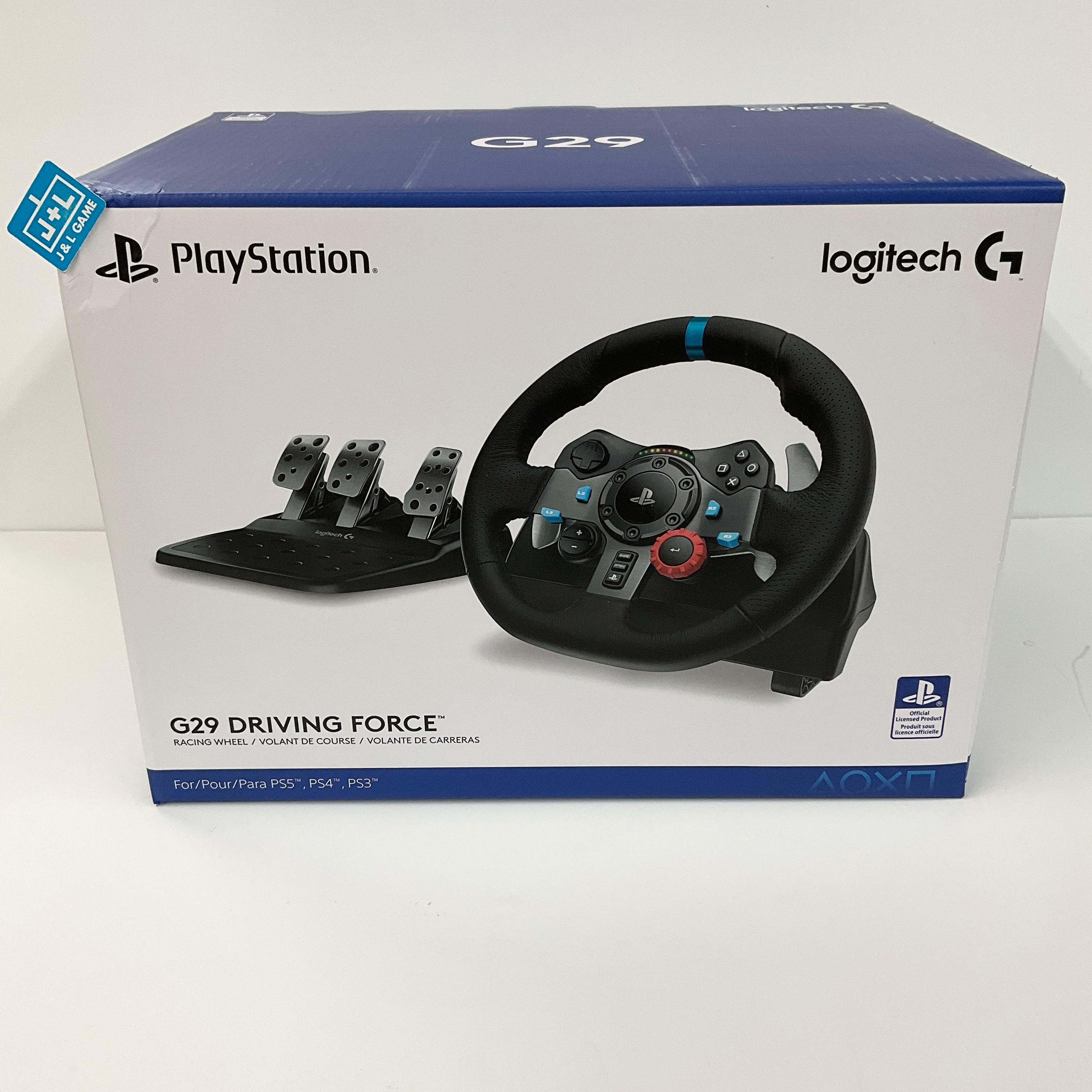 Logitech shops g29 driving force racing wheel and pedals