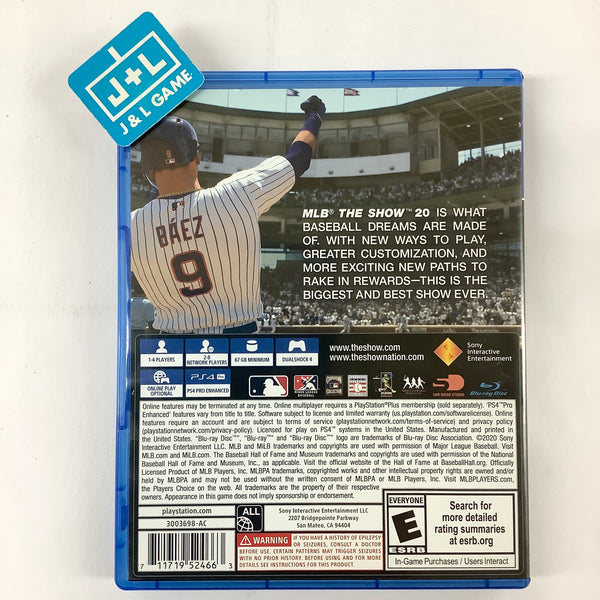 MLB The Show 20, Sony, PlayStation 4, 711719524663 