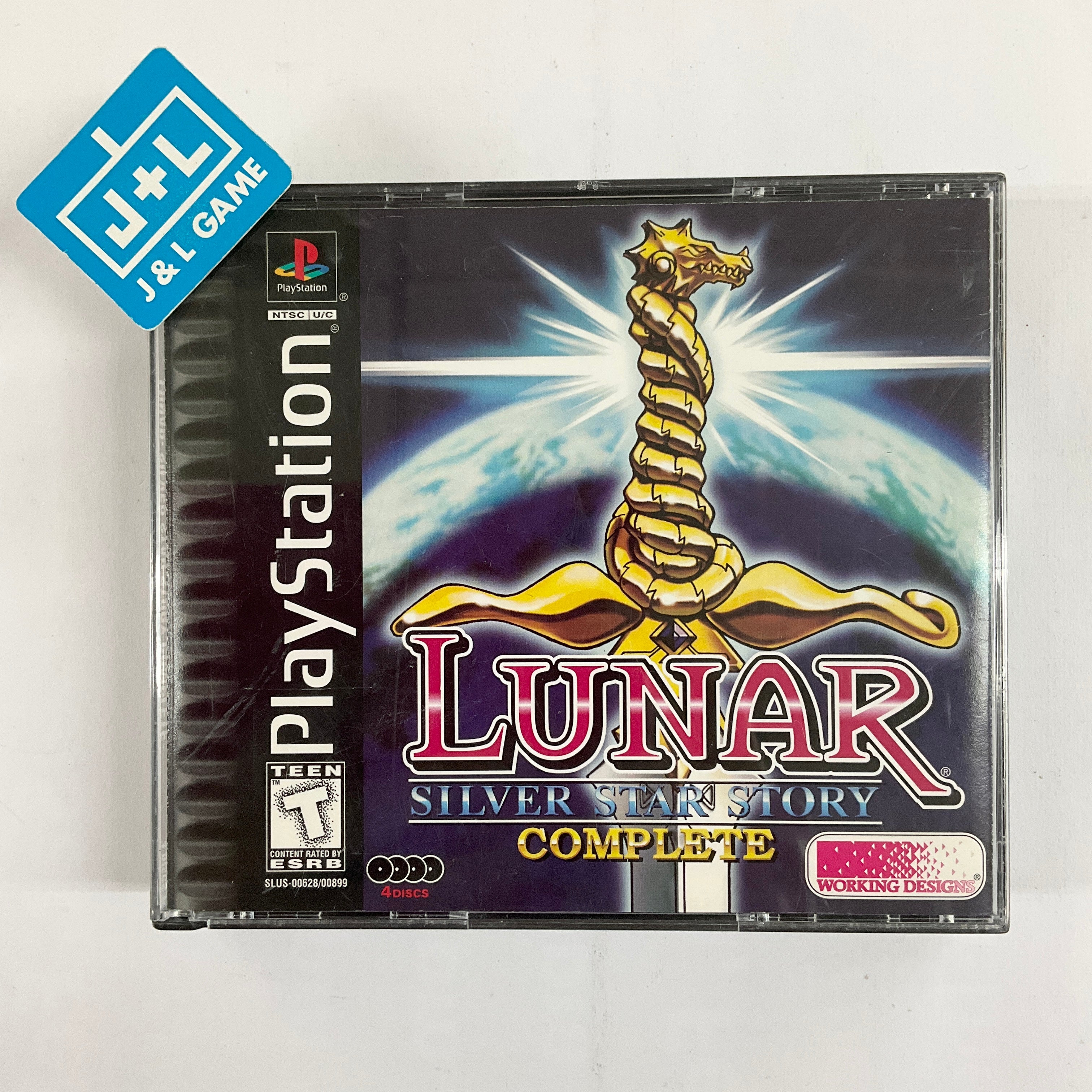 Lunar Silver Star Story Complete 4 Disc For Playstation 1 sale