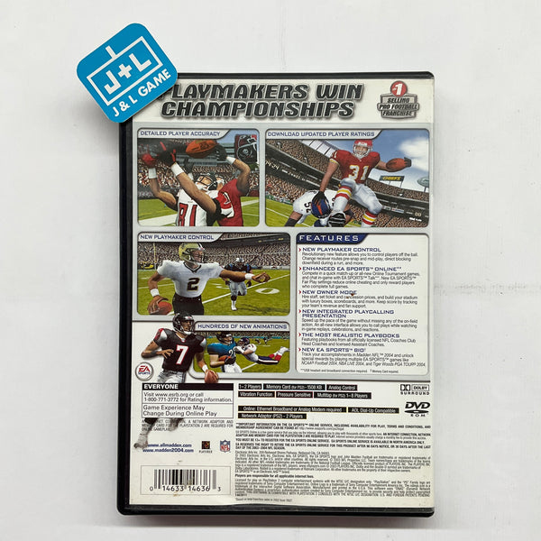 Play Madden NFL 2004 Online - Play All Game Boy Advance Games Online