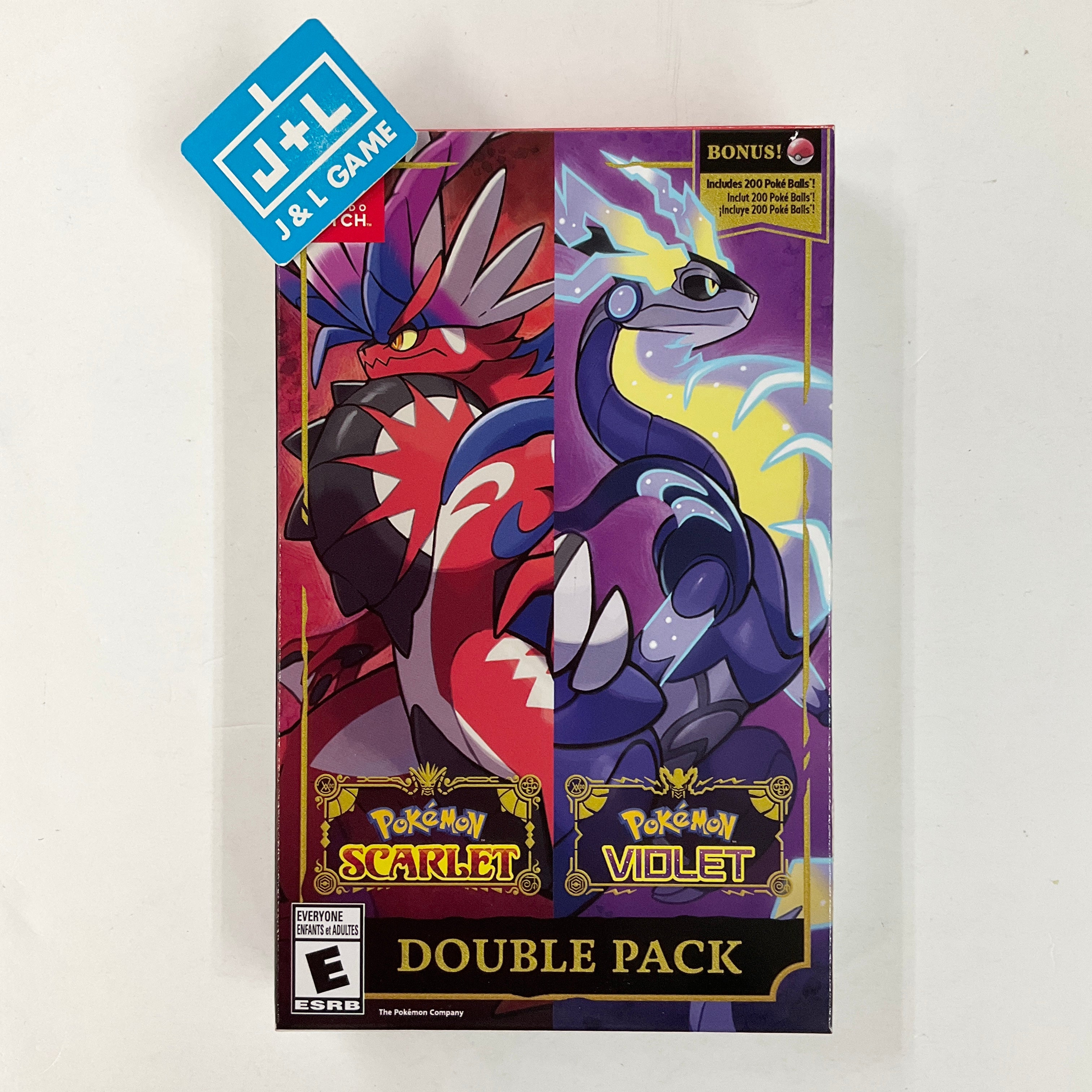 Pokemon Scarlet and Violet Double Pack for Nintendo Switch outlet