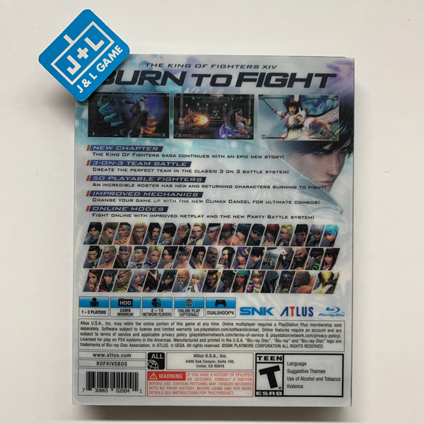 The King Of Fighters Xiv: Steelbook Launch Edition - Playstation 4