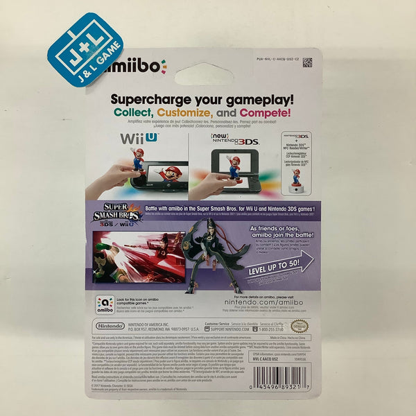 New Sealed Bayonetta Player 2 Amiibo Super Smash Bros. Switch, Wii U, & 3DS