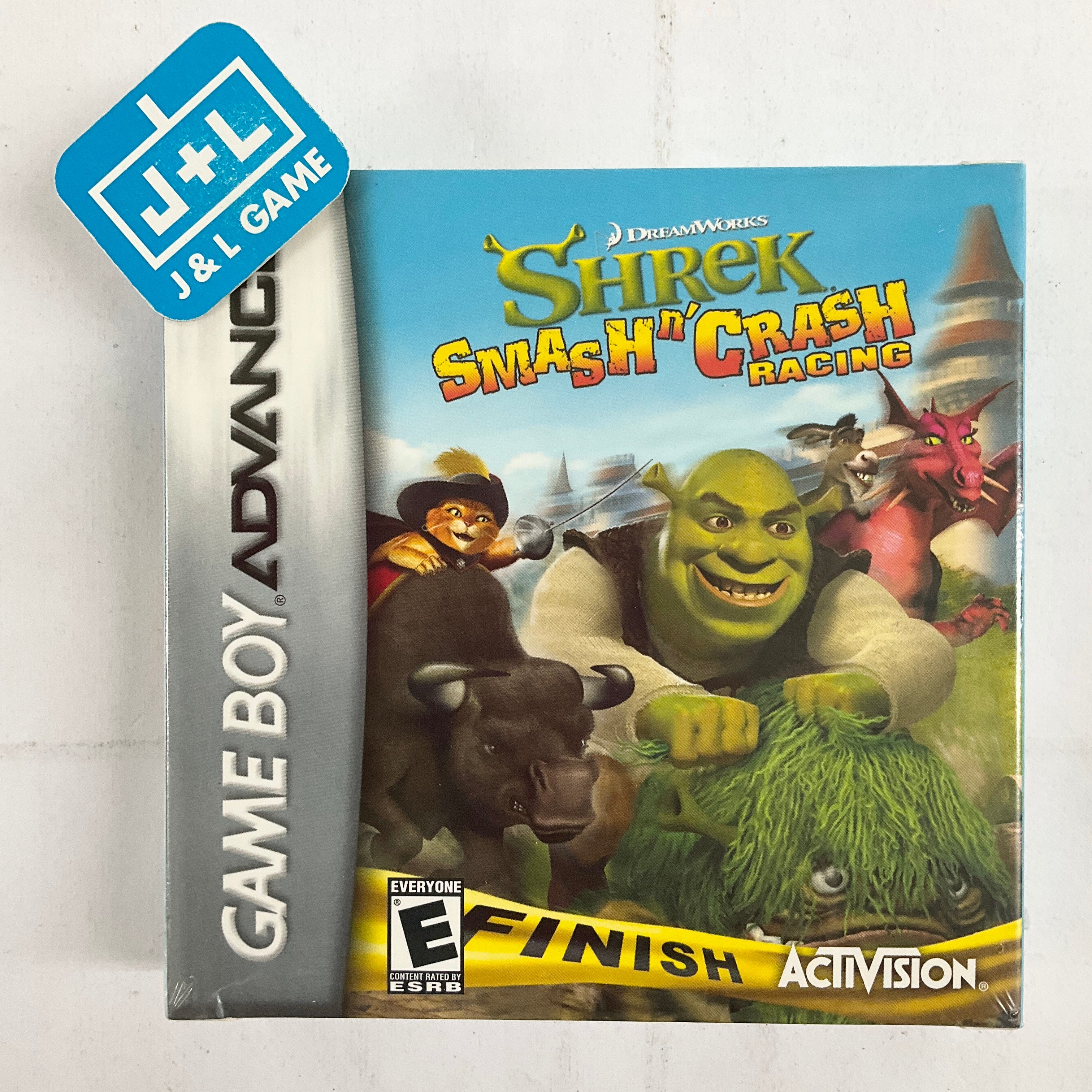 Shrek Smash n' Crash Racing - (GBA) Game Boy Advance