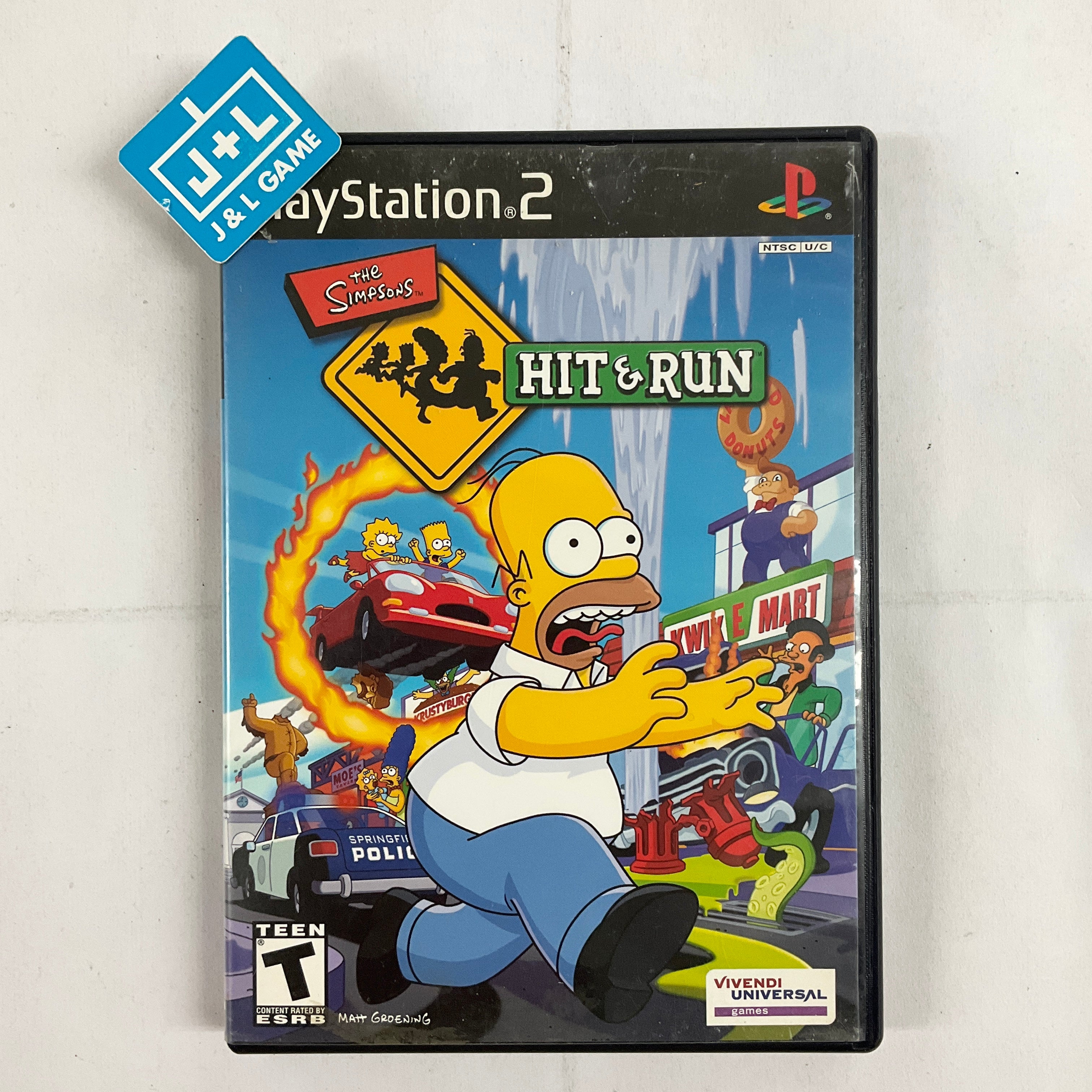 The Simpsons: Hit & Run - (PS2) PlayStation 2 [Pre-Owned] | J&L Game