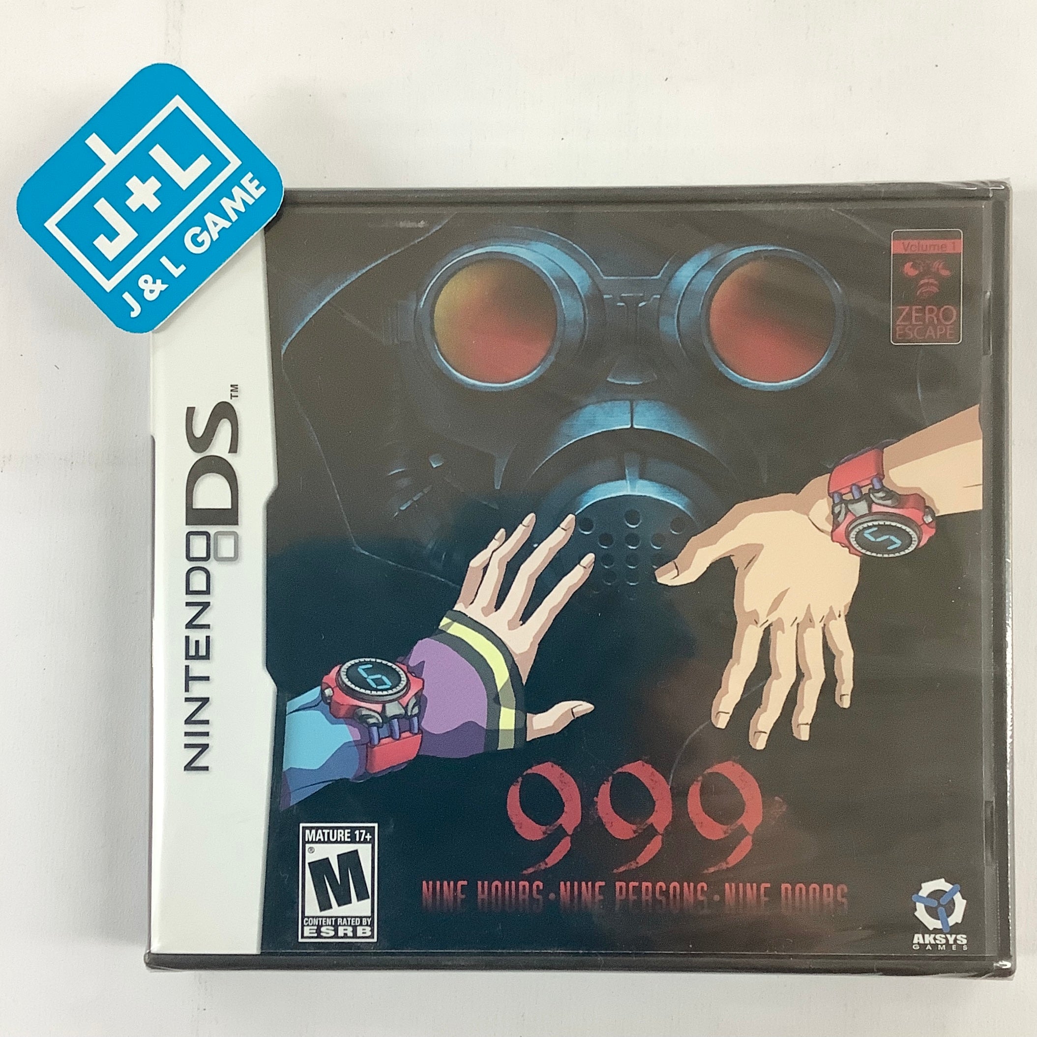 999 9 Hours, 9 Persons, online 9 Doors for Nintendo DS Case Only