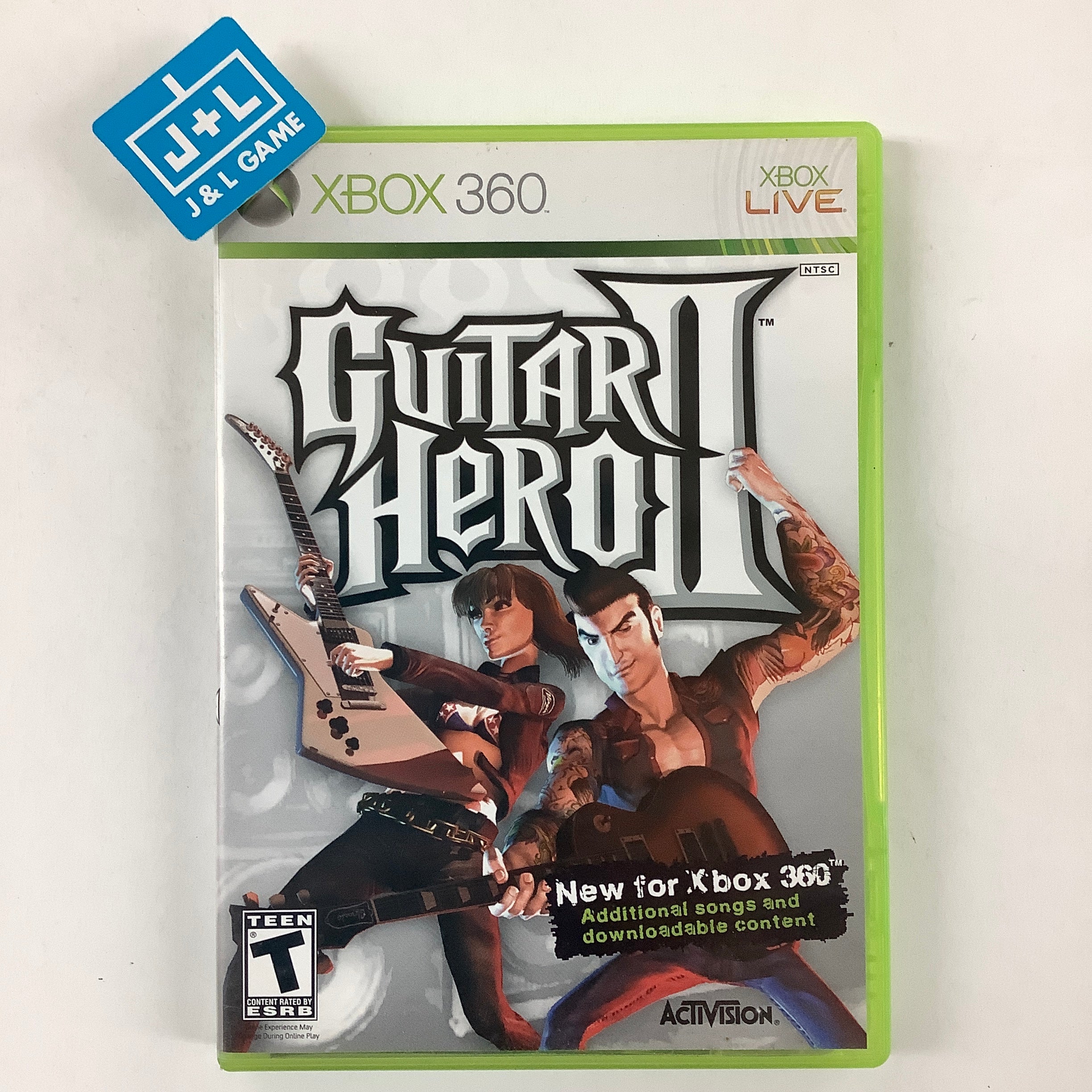 Guitar Hero II (Game Only) - Xbox 360 [Pre-Owned] | J&L Game