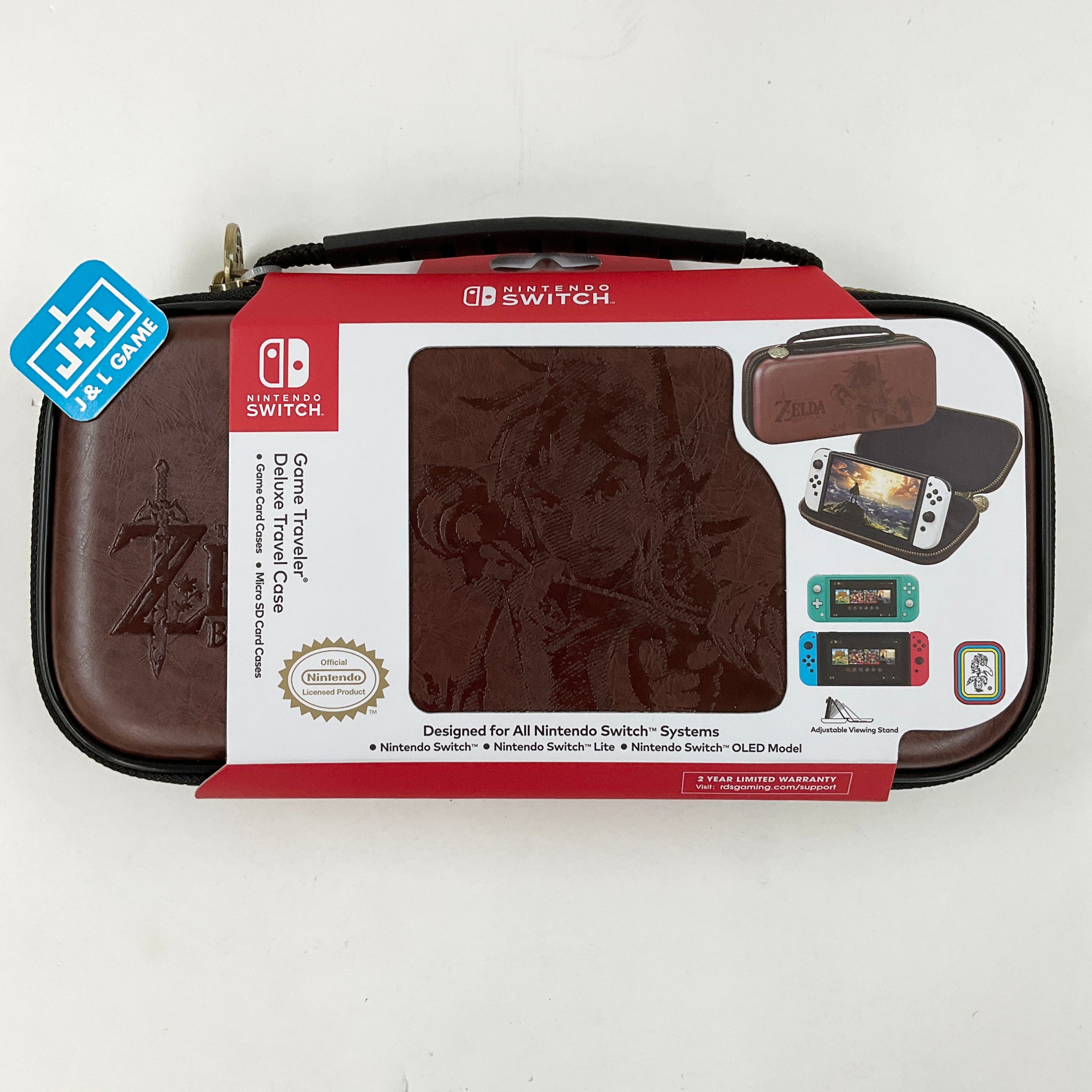 Game Traveler Mario Odyssey Nintendo Switch Case - Switch OLED Case for  Switch OLED, Switch & Switch Lite, Adjustable Viewing Stand & Bonus Game  Case