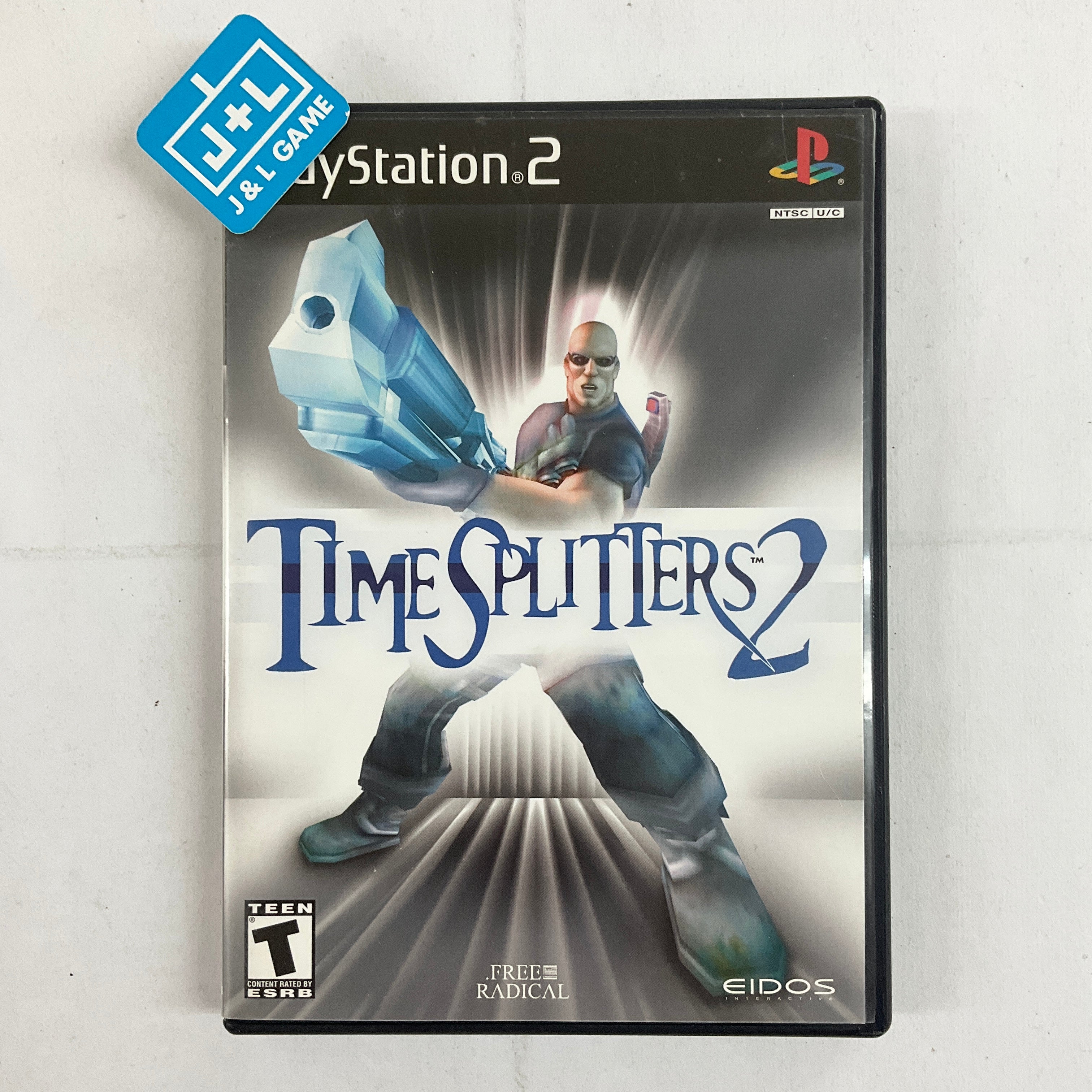 TimeSplitters: 2 RARE PlayStation 2 PS2 2005 Somy Complete Eidos Video Game popular Vg