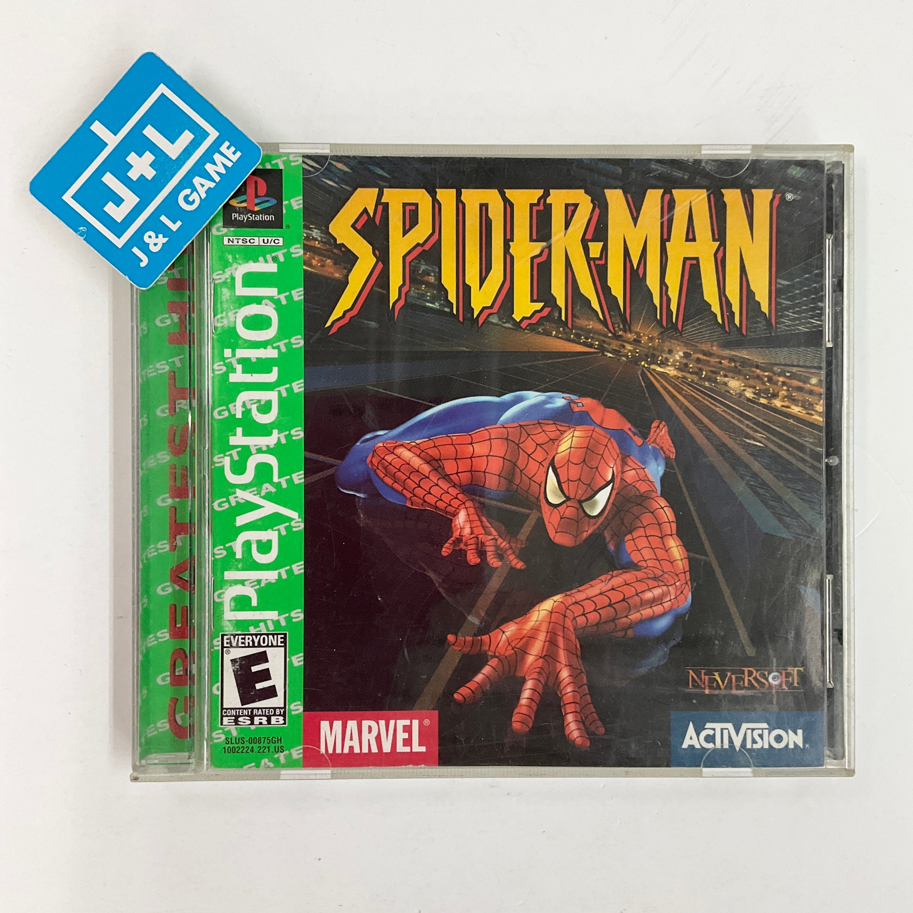 Spider man store playstation 1 game