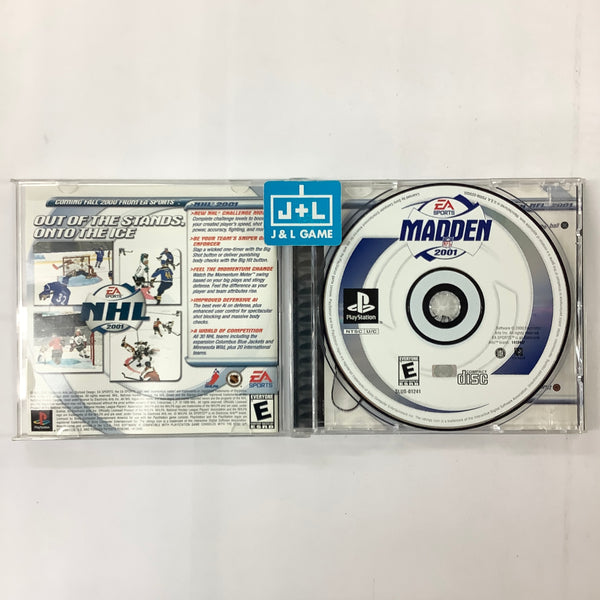 Madden NFL 2001 - (PS1) PlayStation 1 [Pre-Owned] – J&L Video Games New  York City