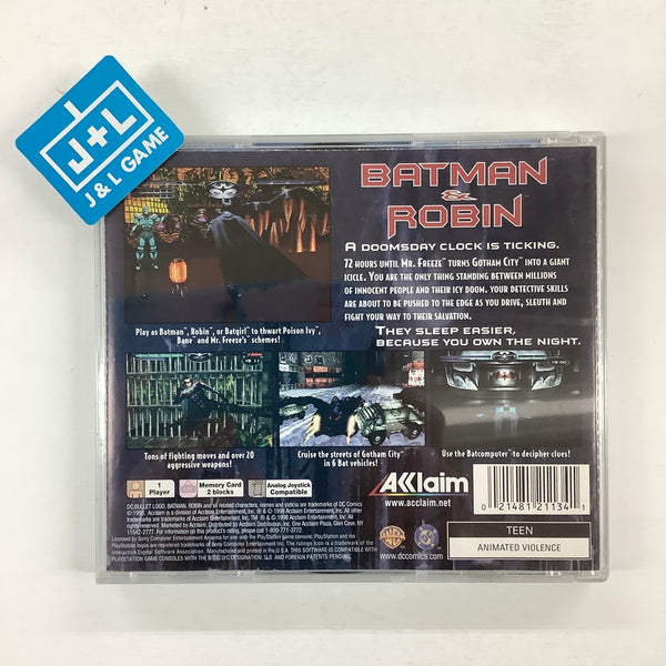 Batman & Robin - (PS1) PlayStation 1 [Pre-Owned]