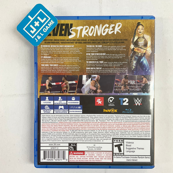 WWE 2K23 Standard Edition PlayStation 4 67061 - Best Buy