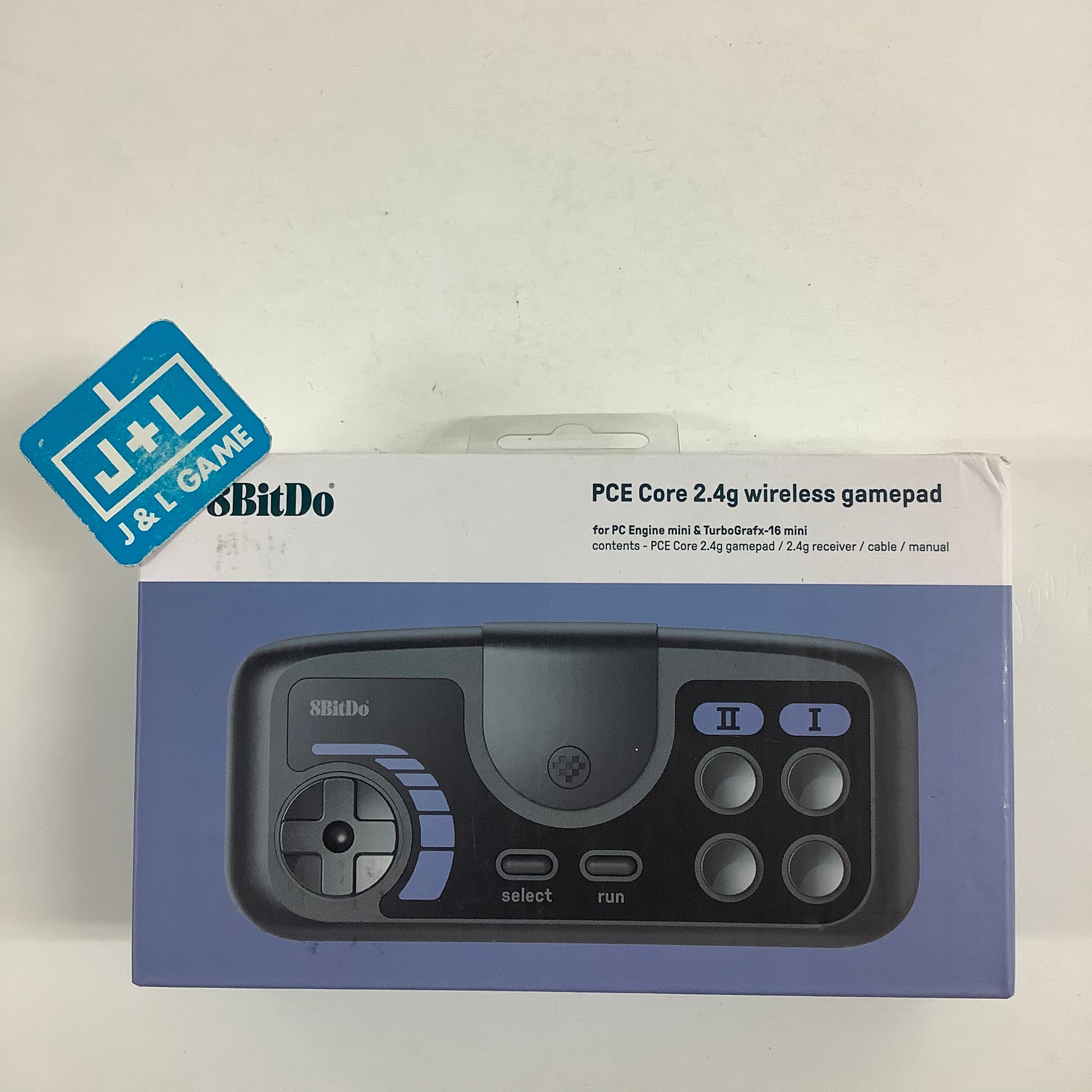 8Bitdo 2.4G Wireless Gamepad (PCE Core Edition) - (TG16) TurboGrafx 16 Mini  & (PCE) PC Engine Mini