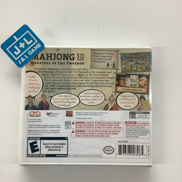 Mahjong 3D – Warriors of the Emperor