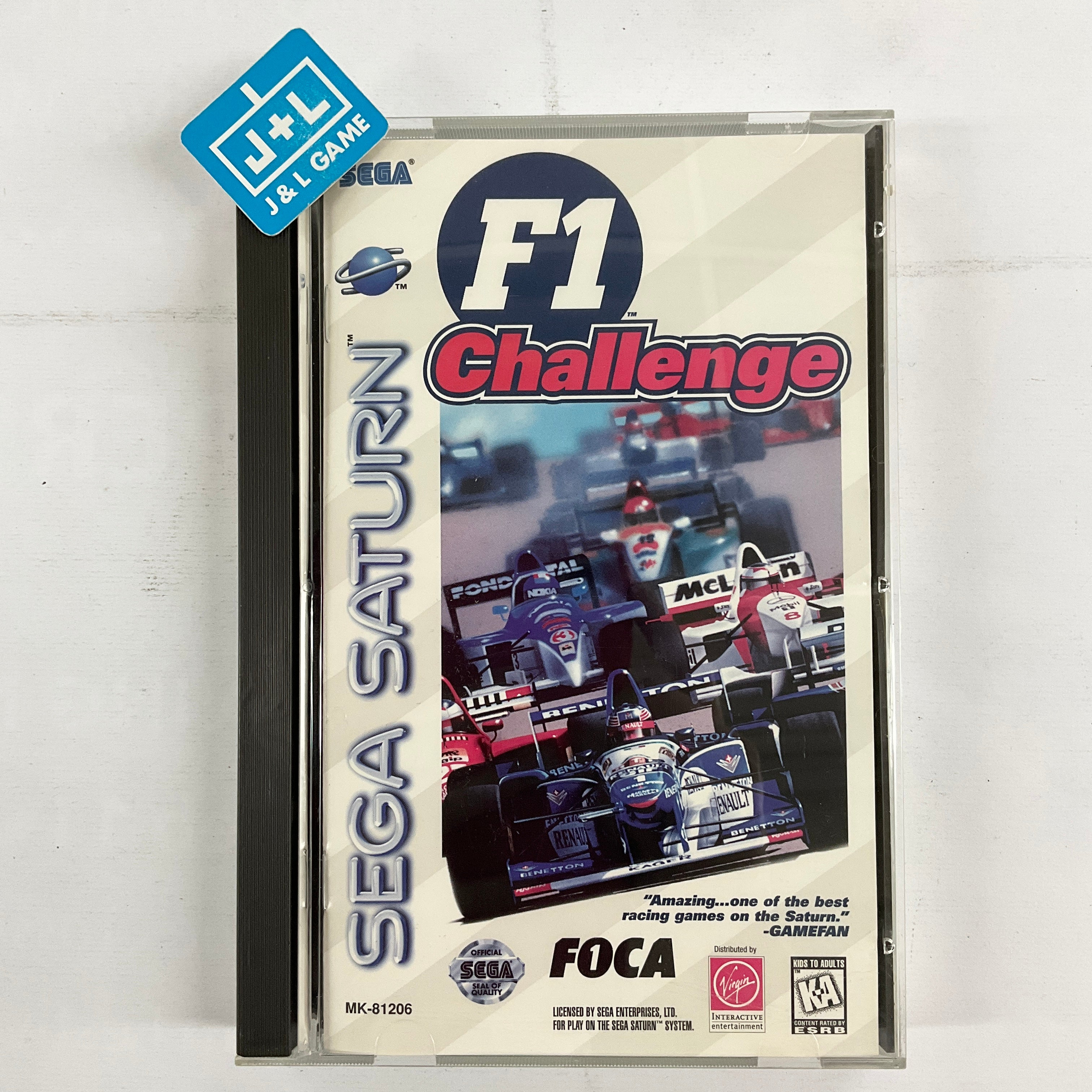 F1 Challenge - (SS) SEGA Saturn [Pre-Owned] | J&L Game