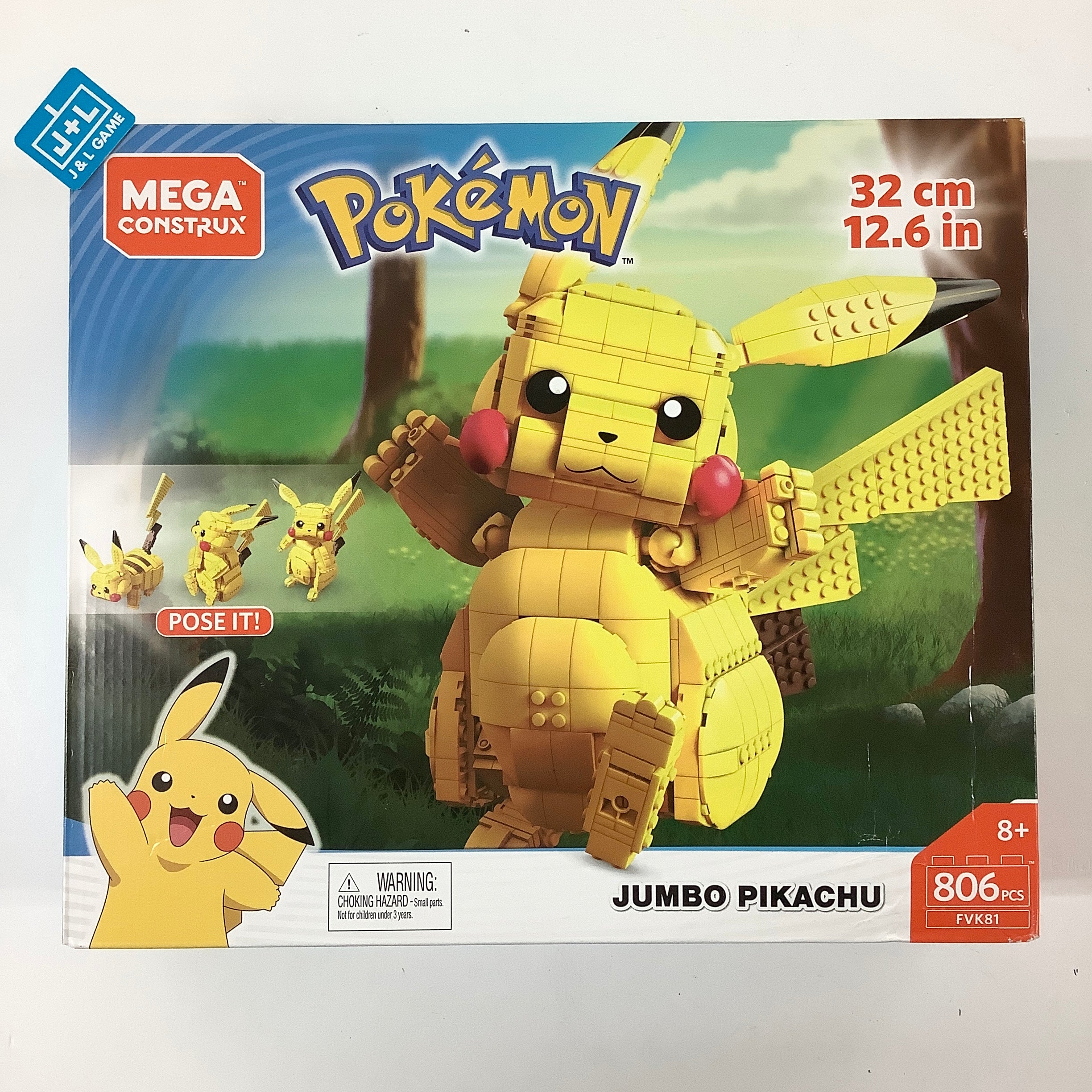  Mega Construx Pokémon Pikachu Building Set : Toys & Games