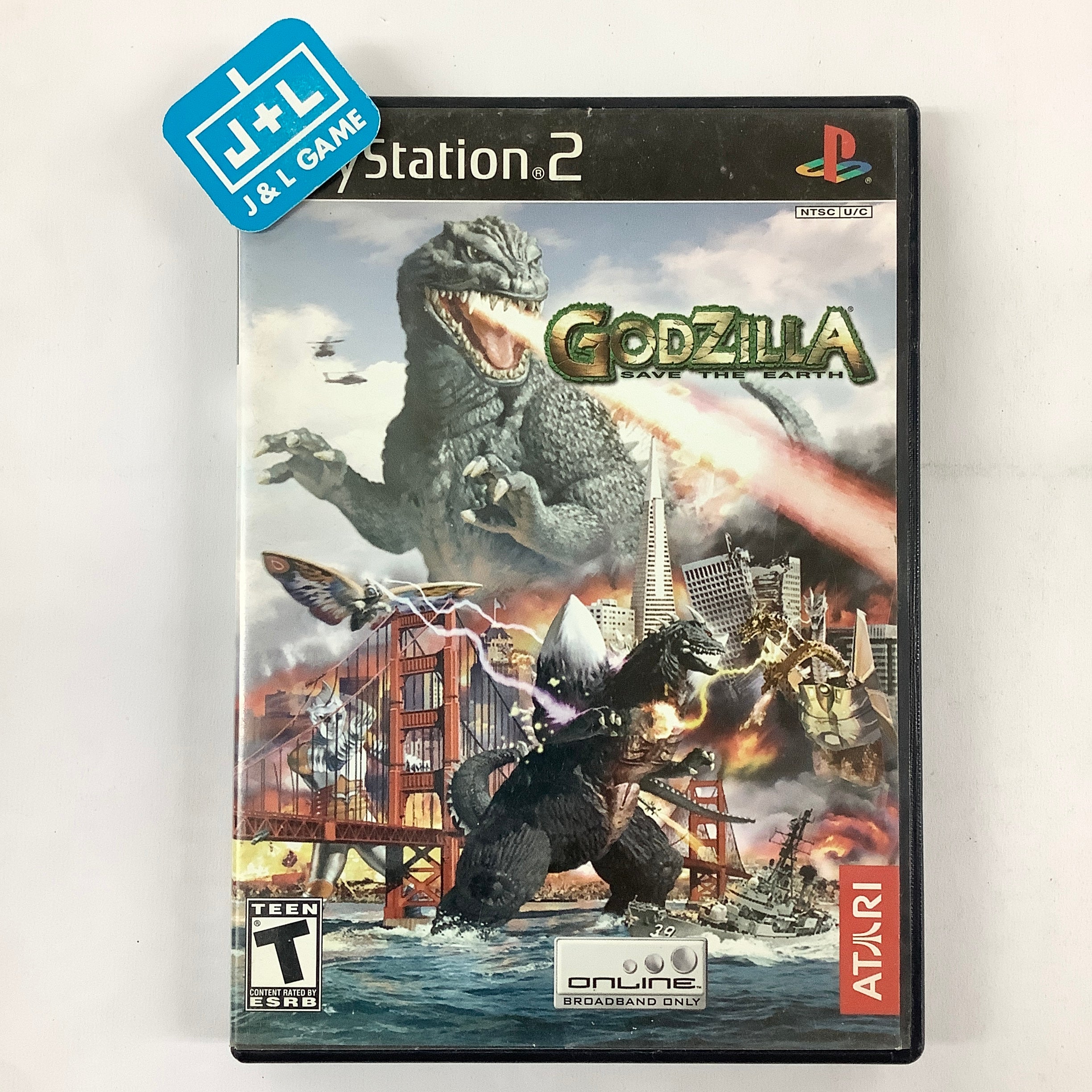 Godzilla hot Save The Earth For Playstation 2