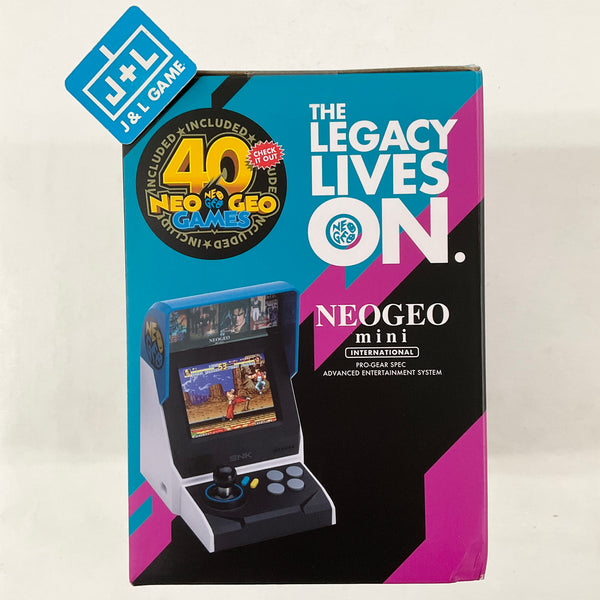  Neogeo Mini Arcade Japanese Version with 40 Pre-Loaded