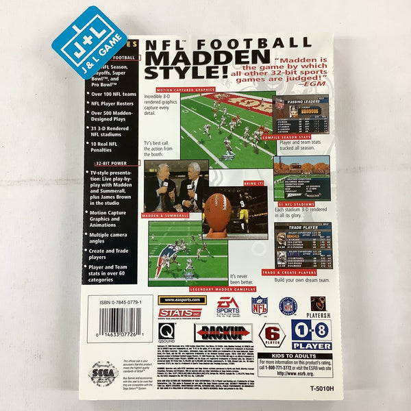 Madden NFL 97 - Sega Saturn