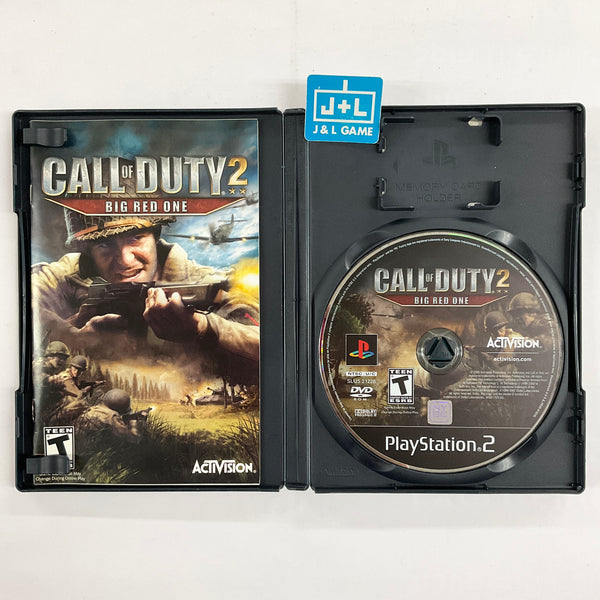 Call of Duty 2: Big Red One Sony PlayStation 2 Video Game PS2 - Gandorion  Games