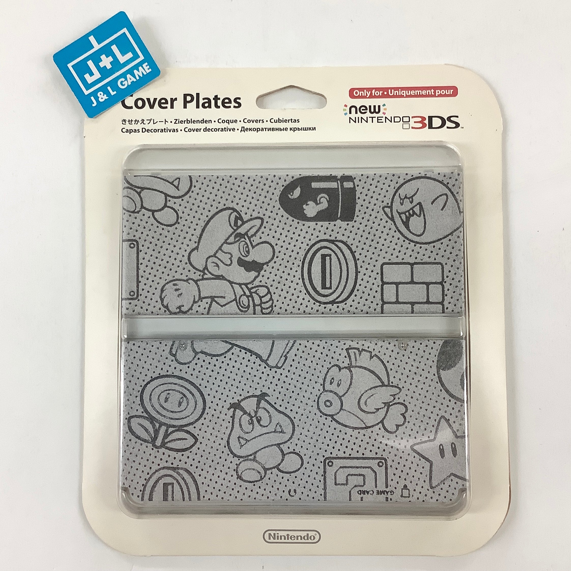 New Nintendo 3DS Cover Plates No.012 (Super Mario Felt) - New Nintendo 3DS  (Japanese Import)