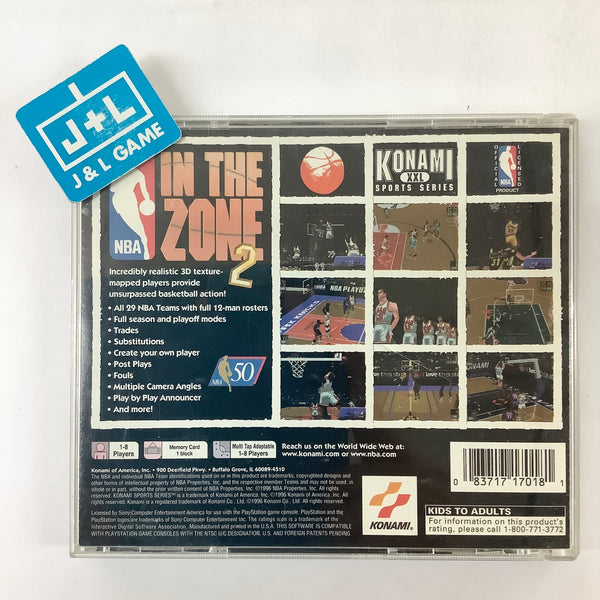 NBA In The Zone 2 - (PS1) PlayStation 1 [Pre-Owned] – J&L Video