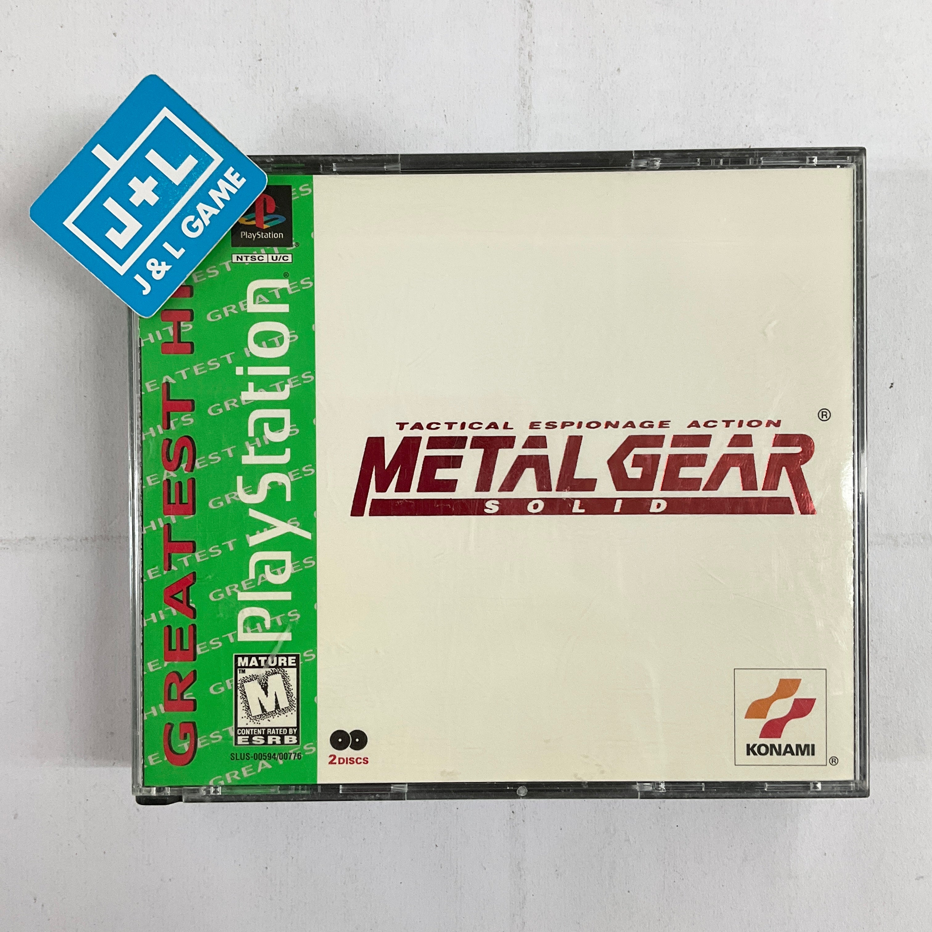 Deals Metal Gear Solid Greatest Hits For Playstation 1