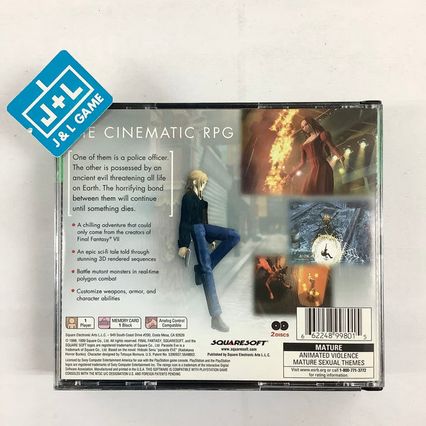 Parasite Eve (Greatest Hits) - (PS1) PlayStation 1 [Pre-Owned] – J&L Video  Games New York City