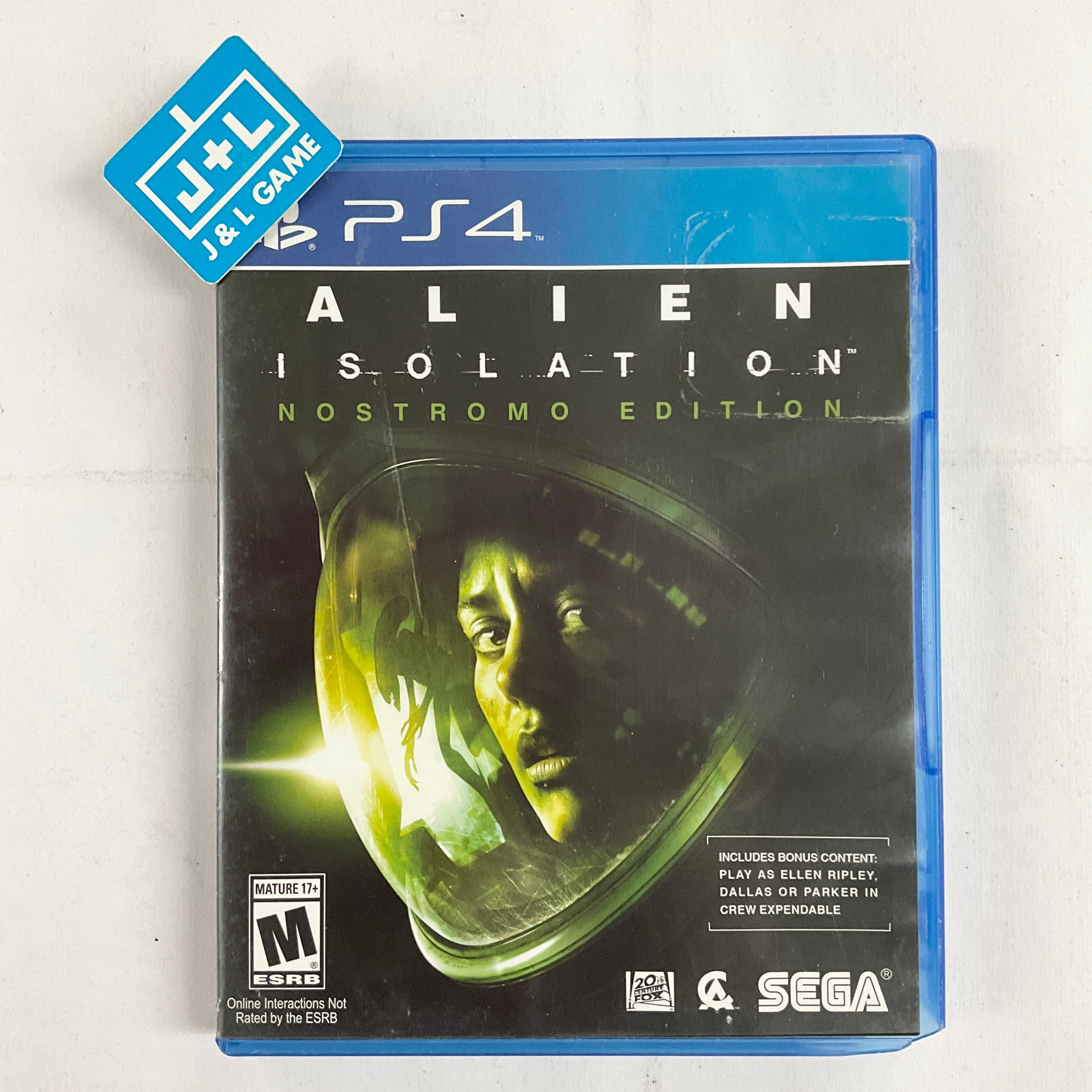 Alien: Isolation Nostromo Edition - (PS4) PlayStation 4 [Pre-Owned] | J&L  Game