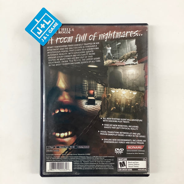 Silent Hill 4: The Room (Sony PlayStation 2, 2004) for sale online