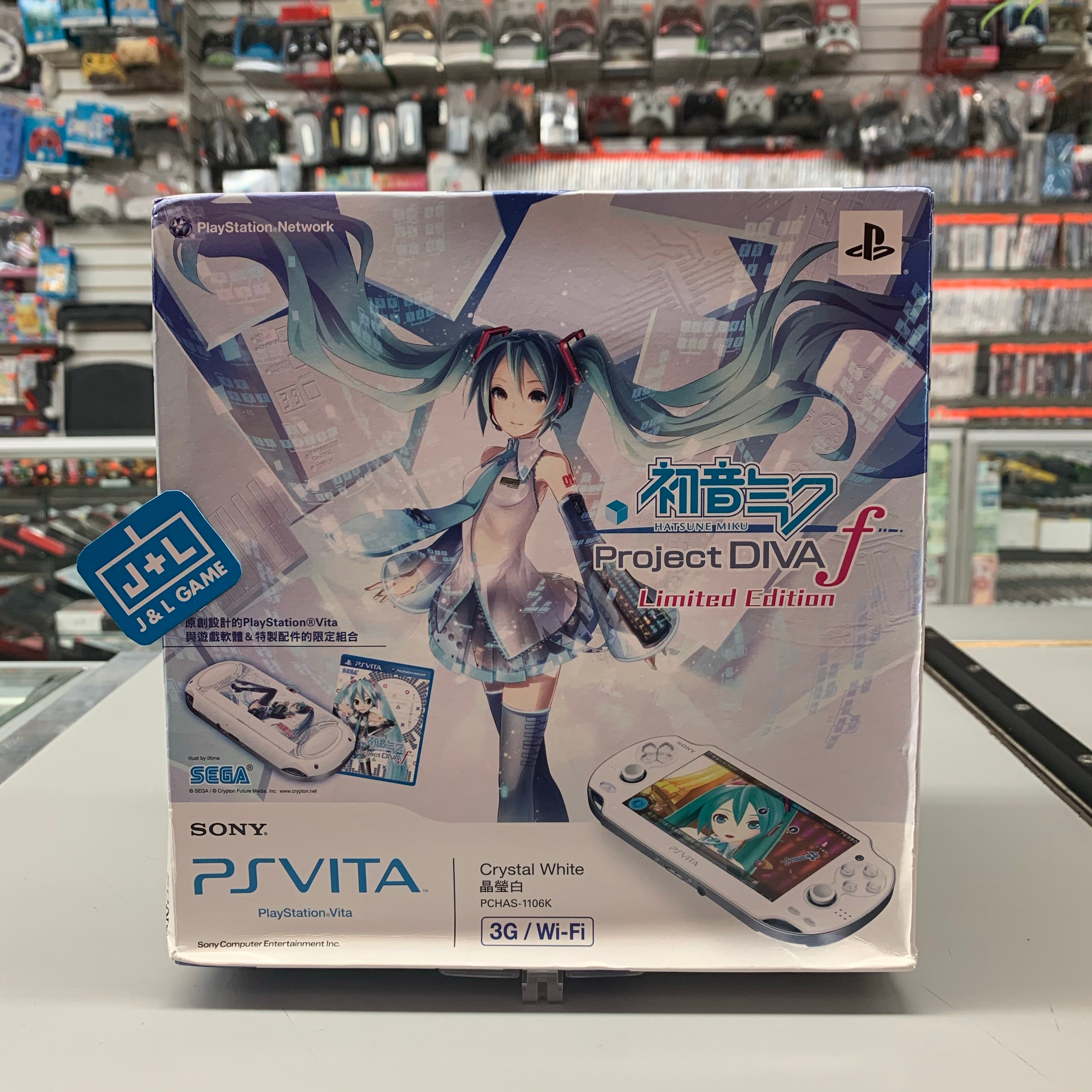 Sony PlayStation Vita Miku Hatsune Limited Edition 3G/Wi-Fi model  (PCHAS-1106K) - PlayStation Vita