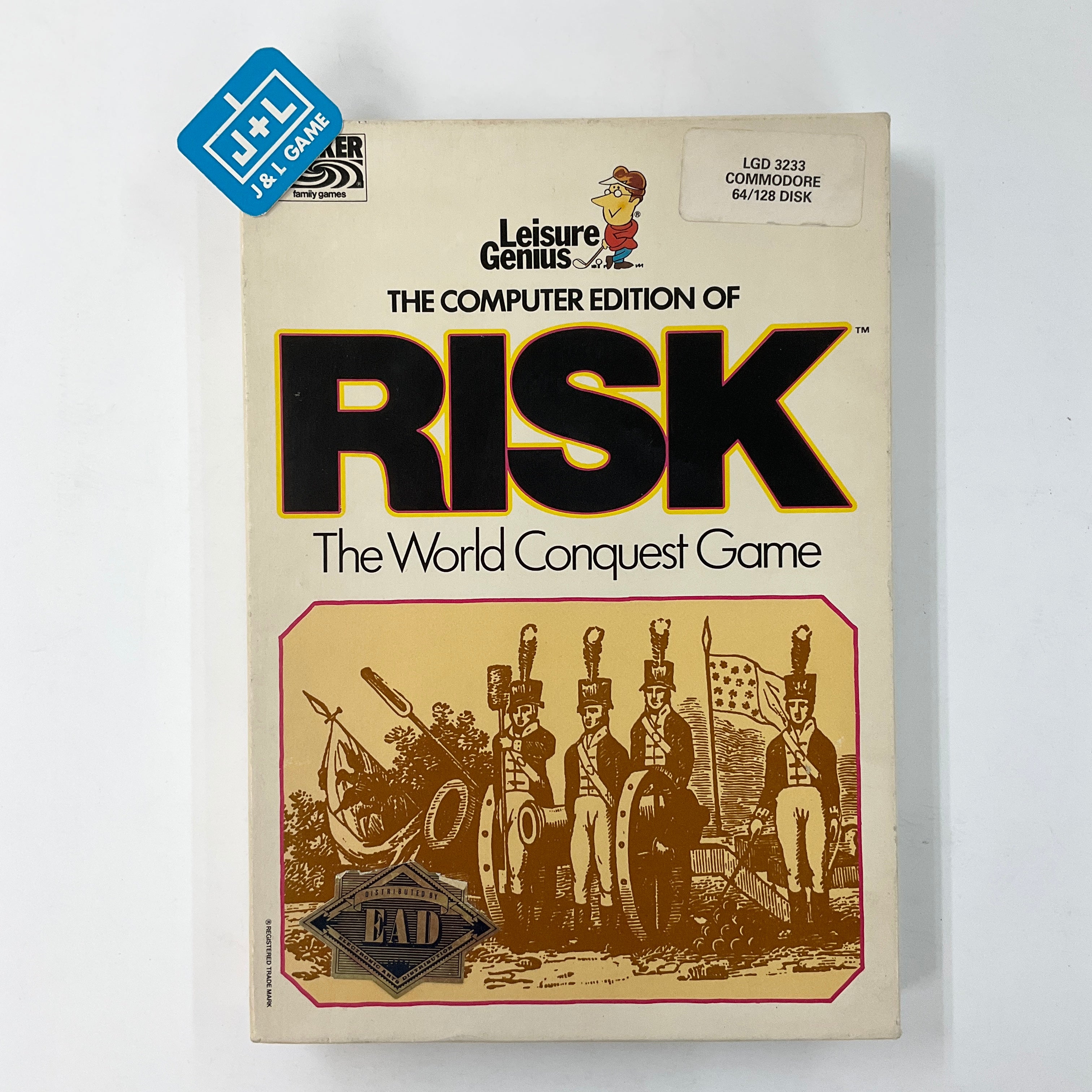 The Computer Edition of Risk: The World Conquest Game - (C64) Commodor |  J&L Game