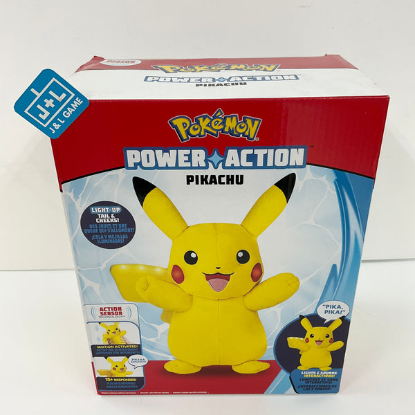 pok¨¦mon power action interactive plush pikachu