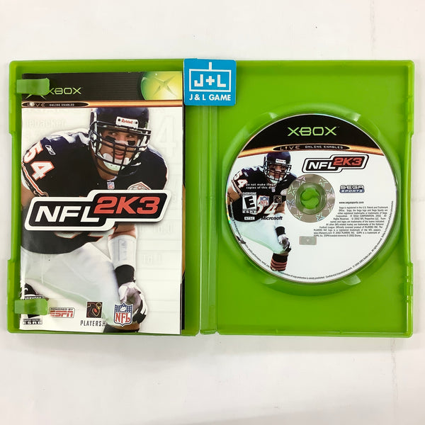 NFL 2K3 - (XB) Xbox [Pre-Owned] – J&L Video Games New York City