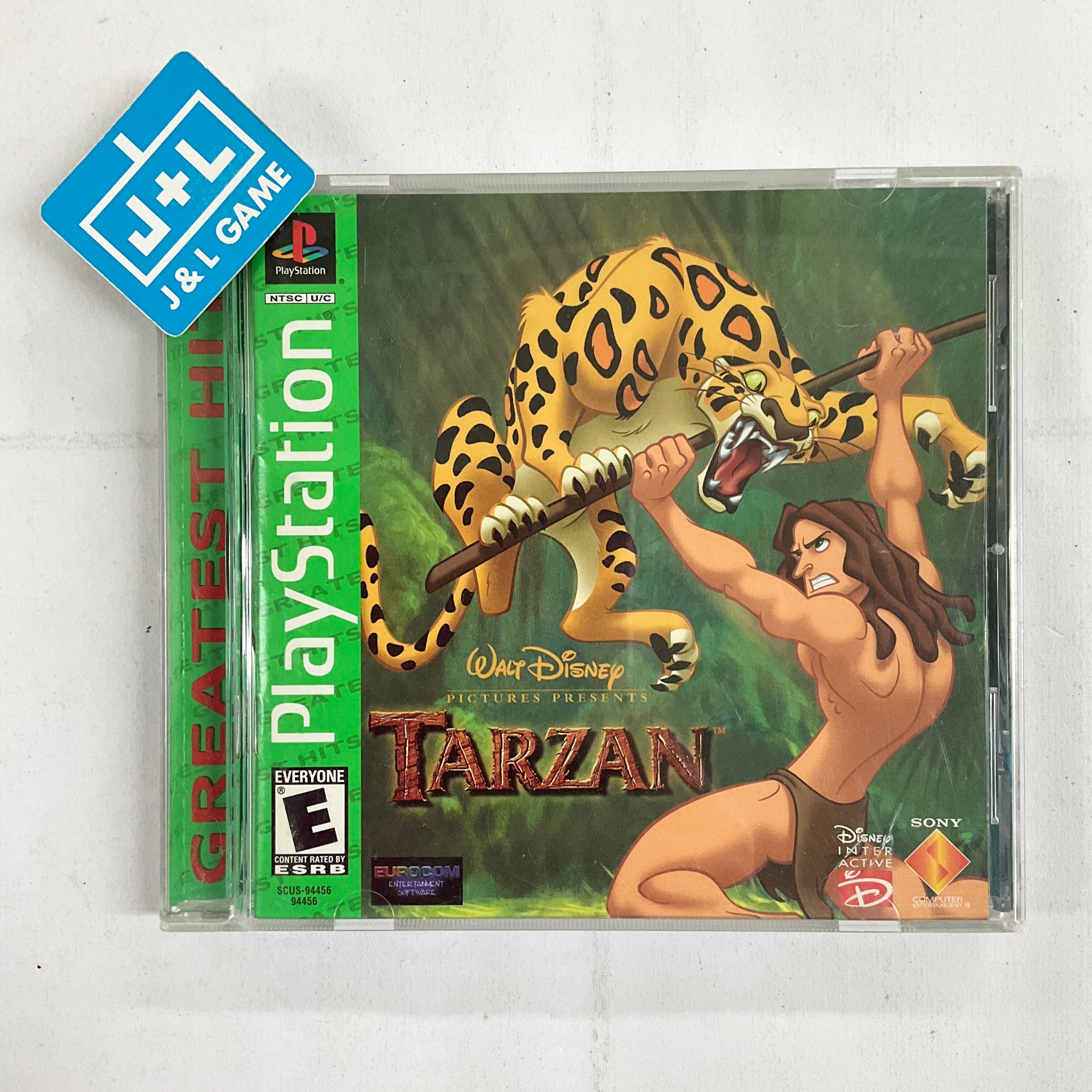 Walt Disney Pictures Presents: Tarzan (Greatest Hits) - PlayStation 1 | J&L  Game